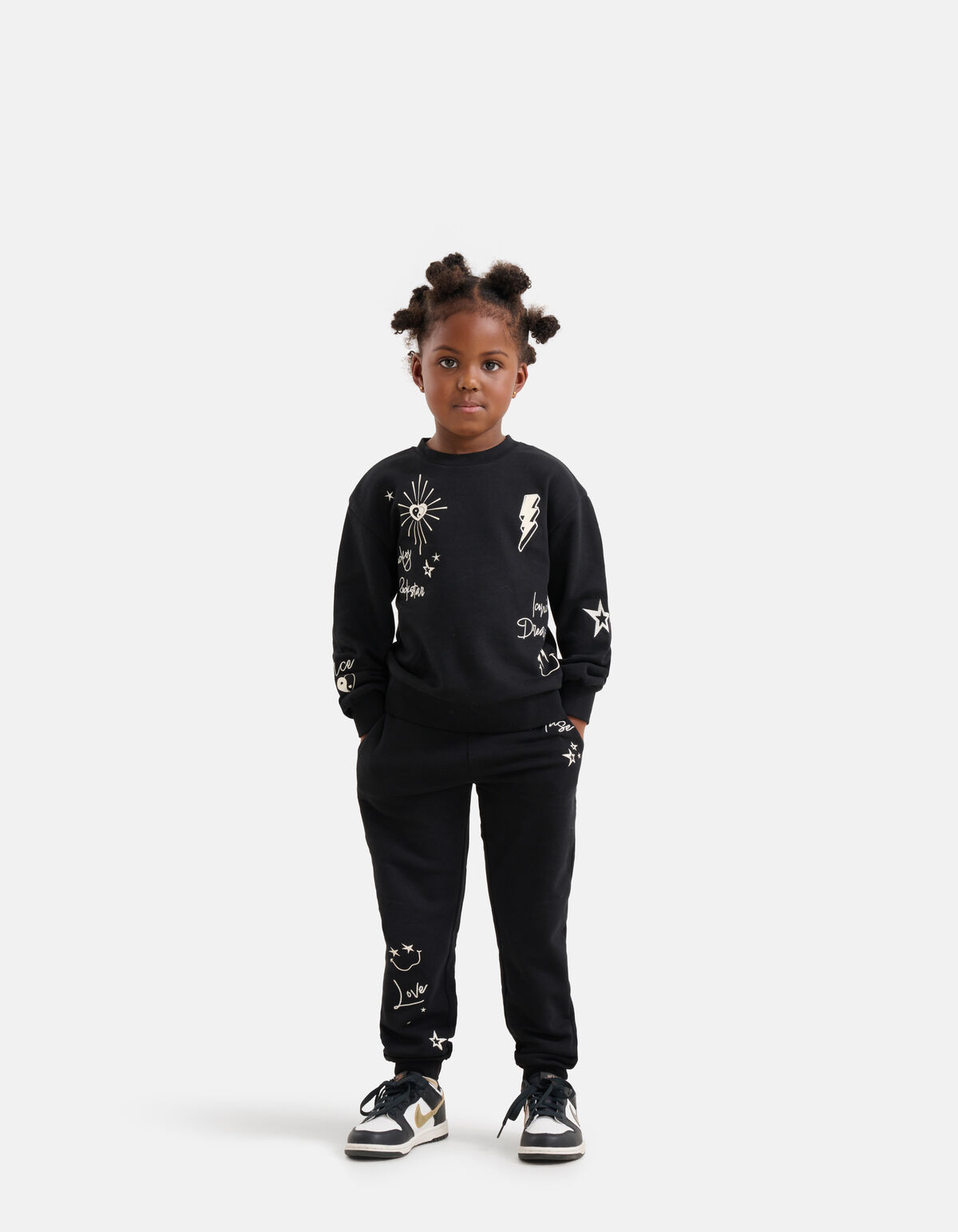 Artwork Jogger Zwart SHOEBY GIRLS