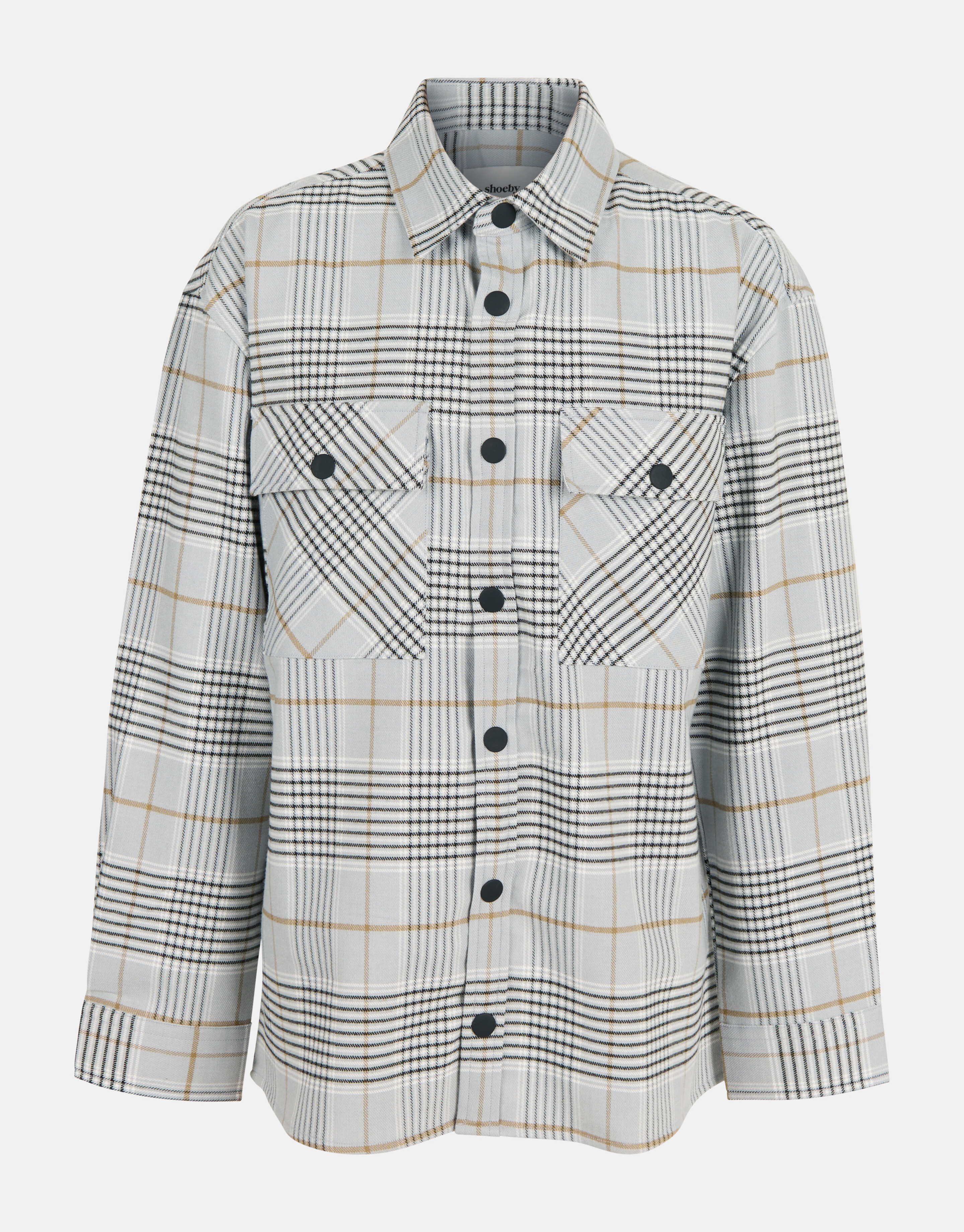 Geruit Overshirt Grijs SHOEBY BOYS