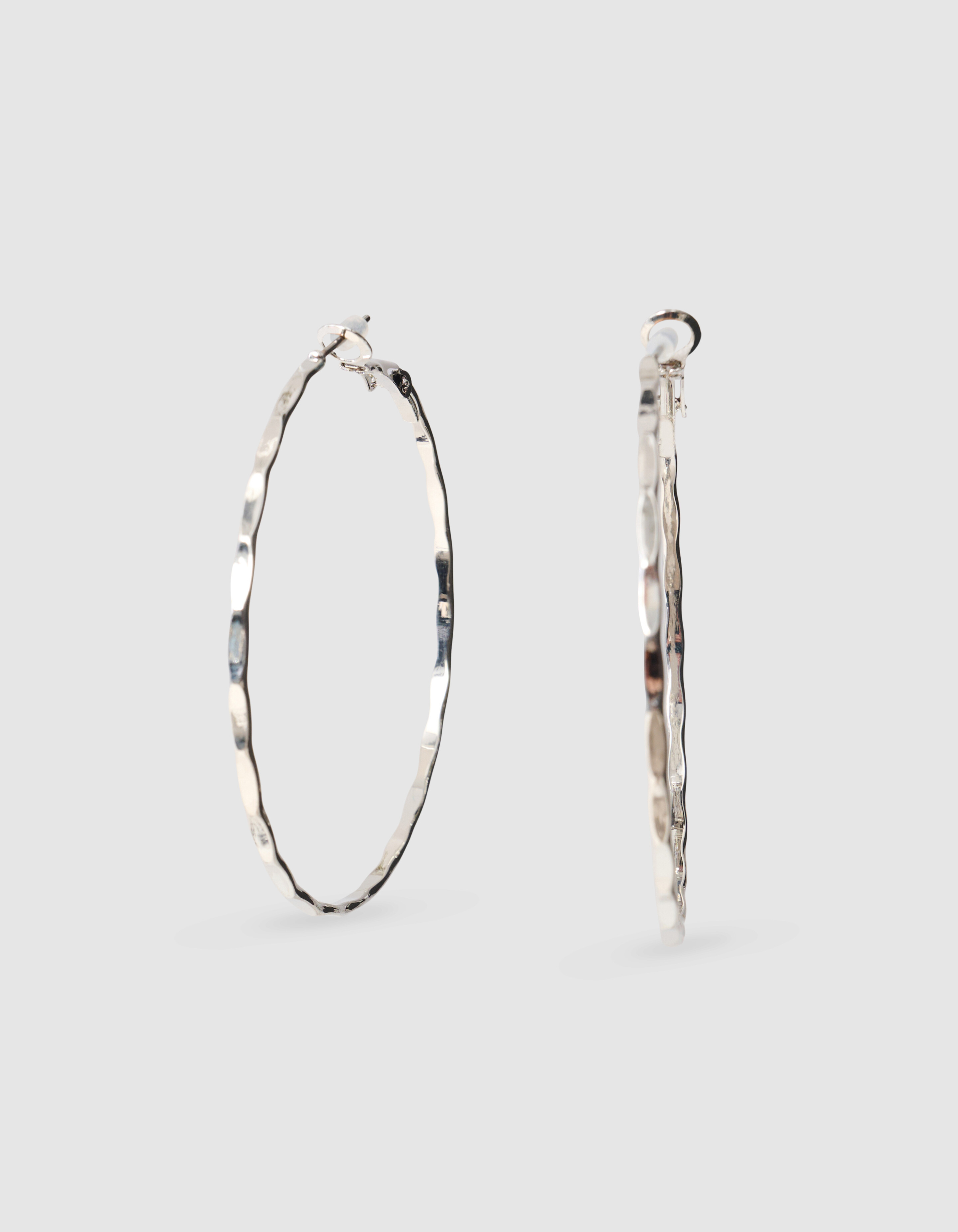 Big Hoop Oorbellen Zilver SHOEBY ACCESSOIRES