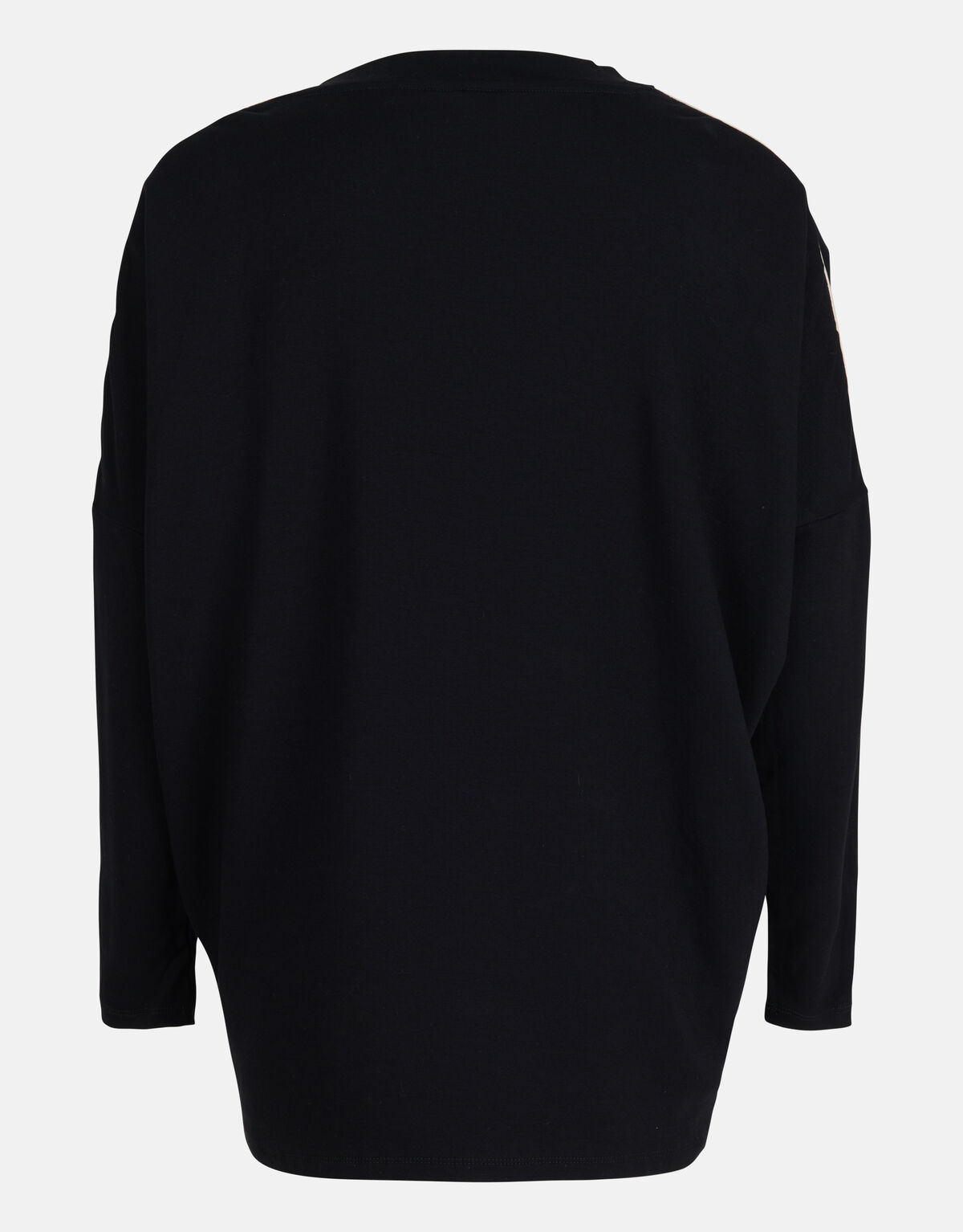 Basis Oversized V-hals Top Zwart SHOEBY WOMEN