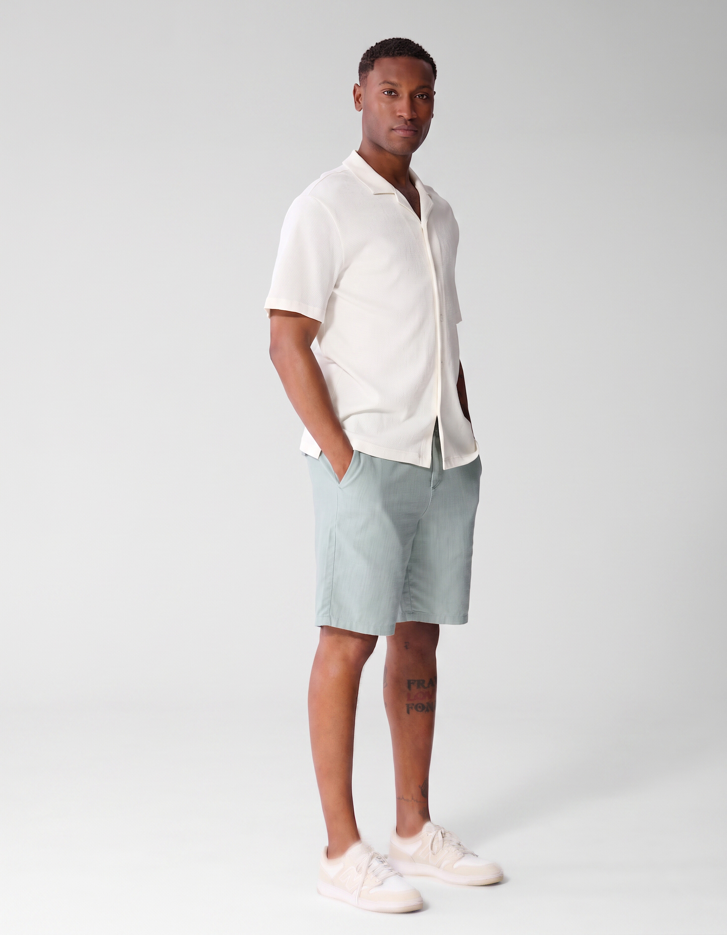 Structuur Short Lichtgroen SHOEBY MEN