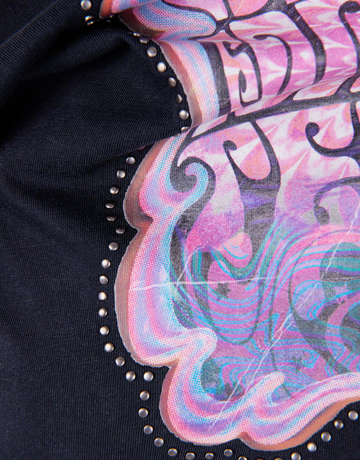 Print T-shirt Donkergrijs SHOEBY GIRLS