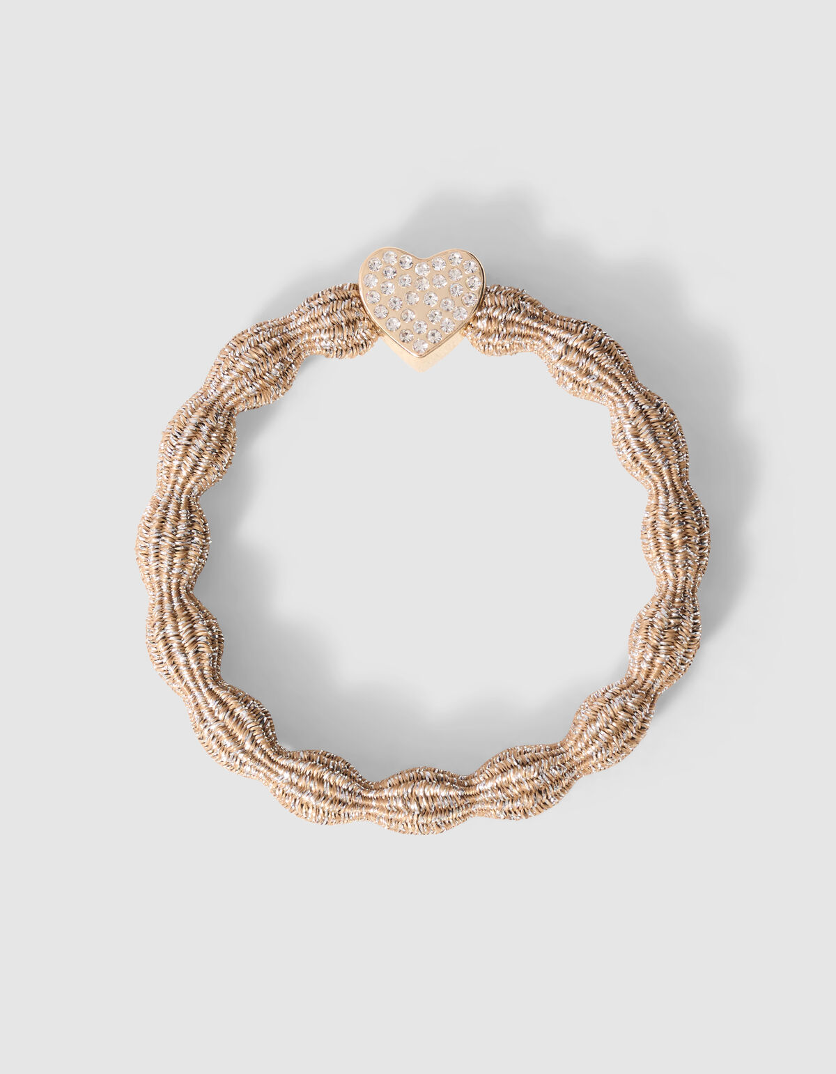Wave Lurex Haarelastiek Goud SHOEBY ACCESSOIRES