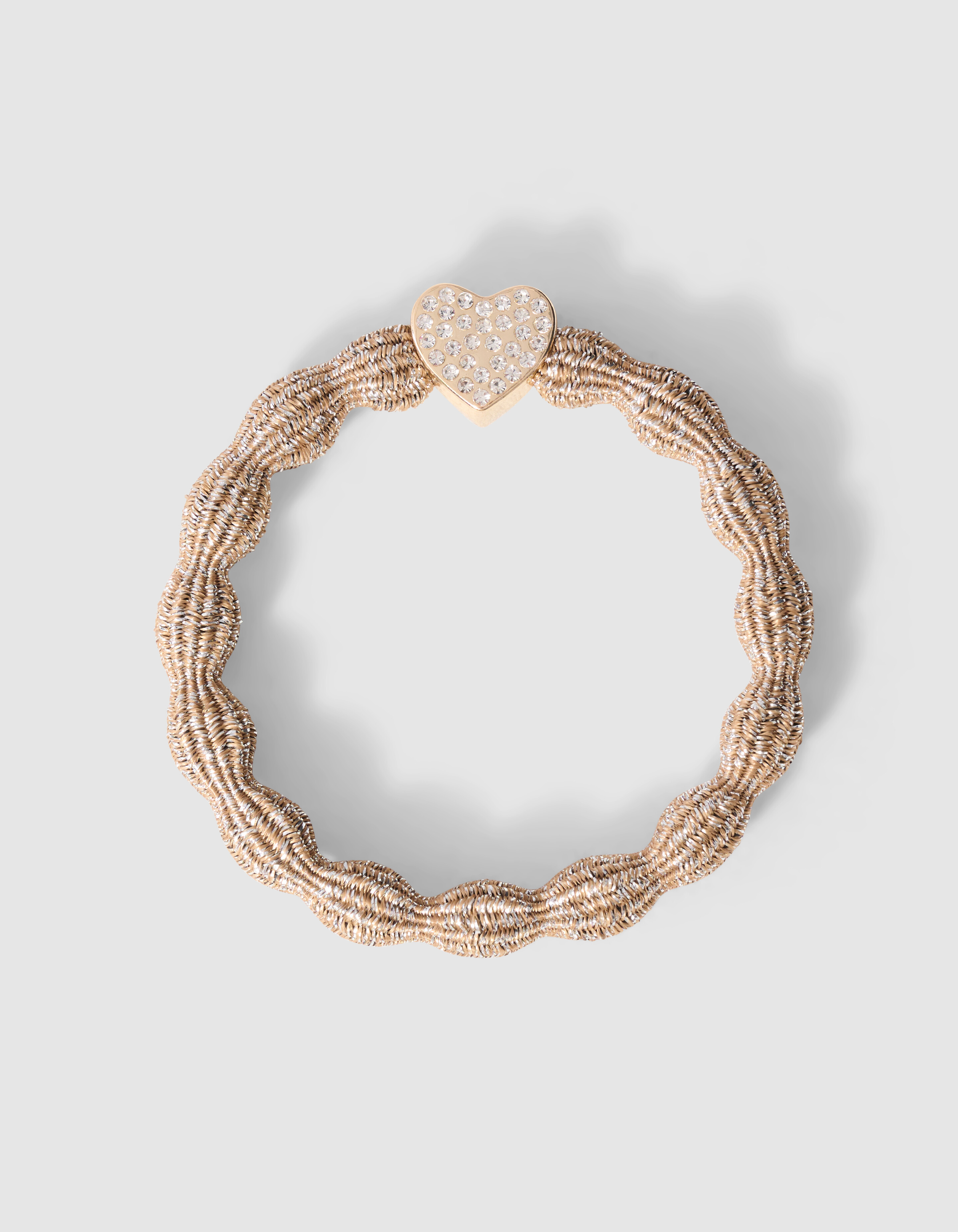 Wave Lurex Haarelastiek Goud SHOEBY ACCESSOIRES