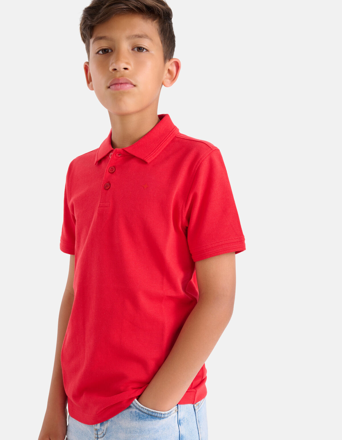Basis Polo Rood SHOEBY BOYS