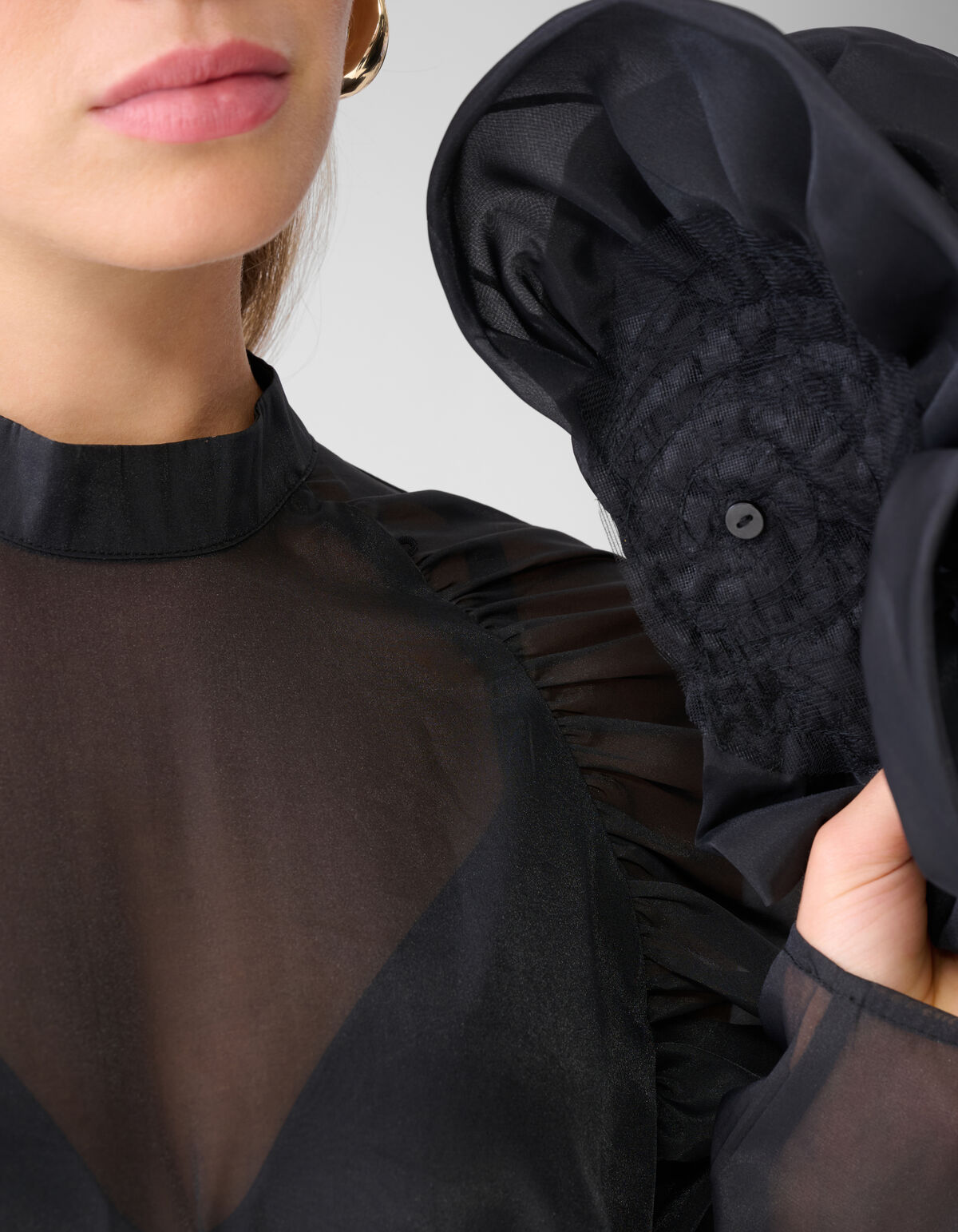 Transparante Top Zwart SHOEBY WOMEN