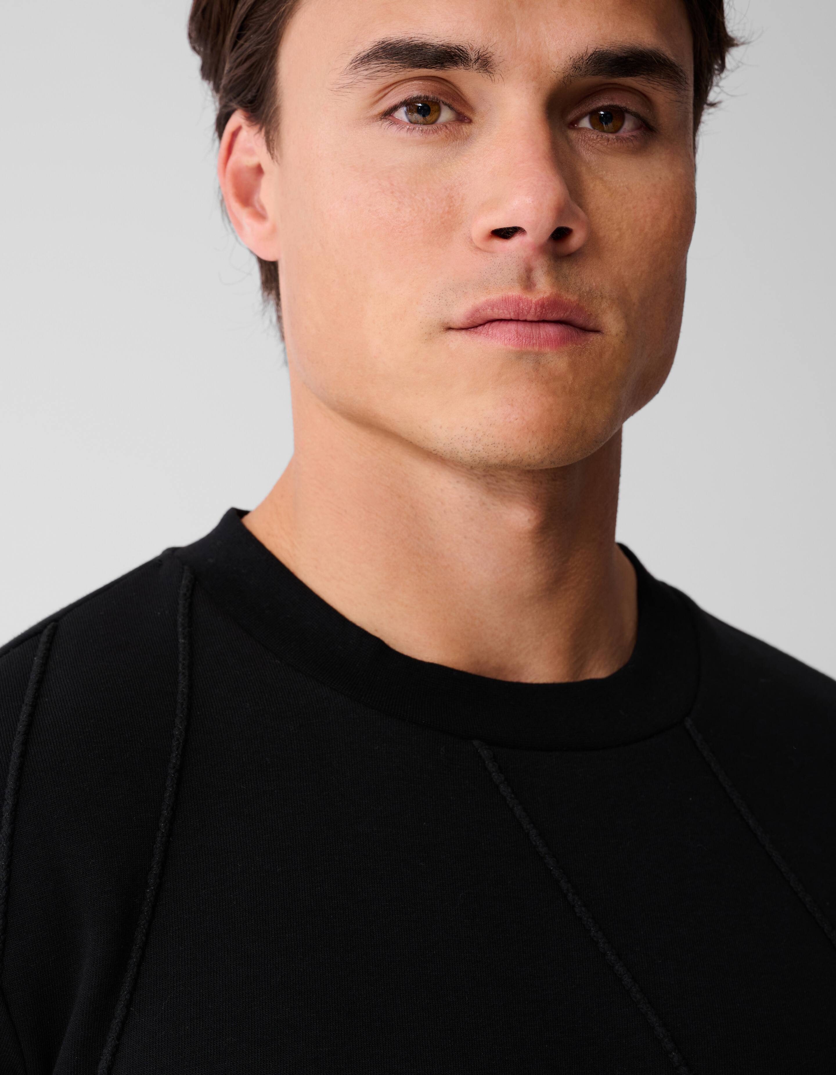 Cord Artwork Sweater Zwart SHOEBY MEN