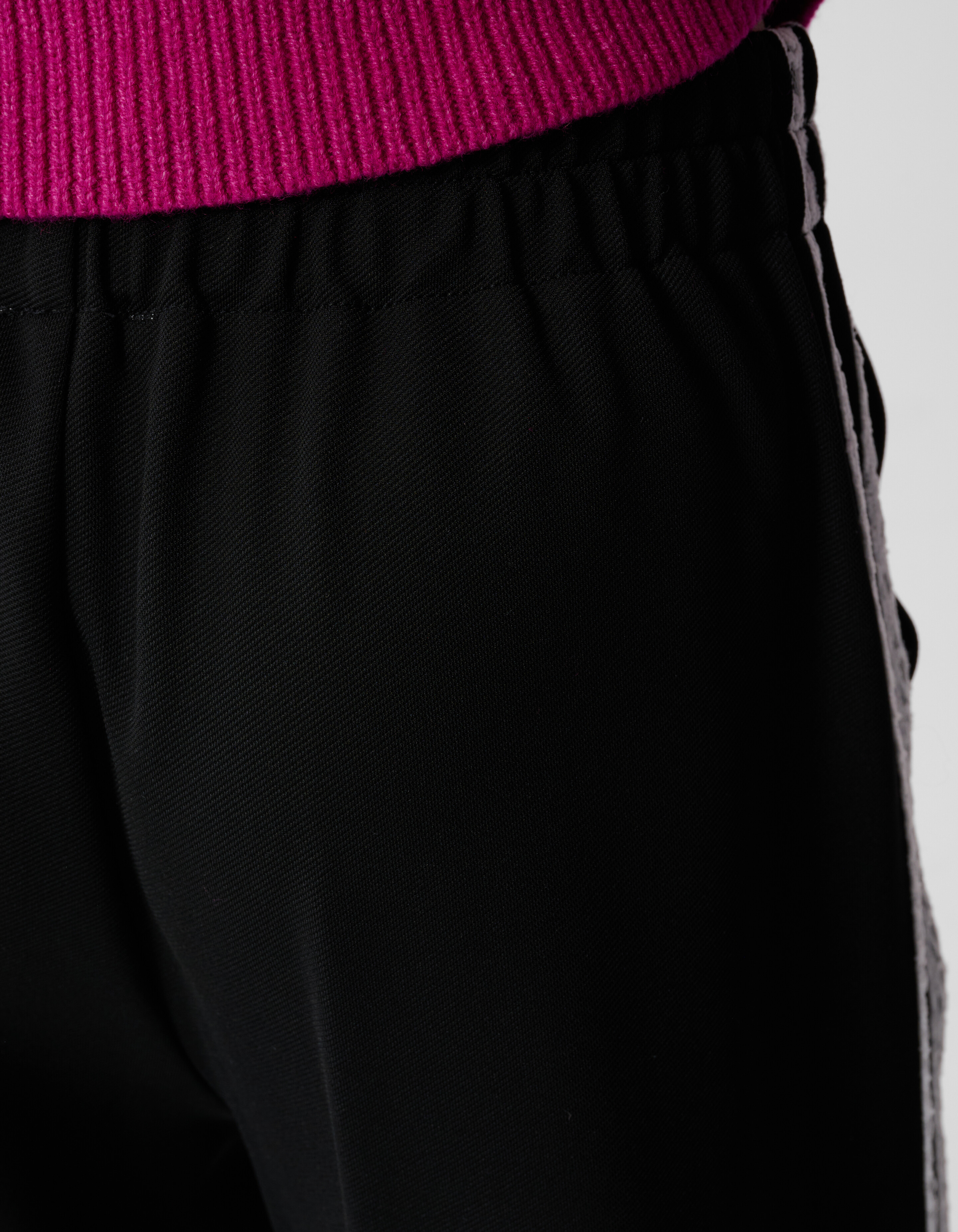 Sporty Wide Leg Broek Zwart SHOEBY GIRLS