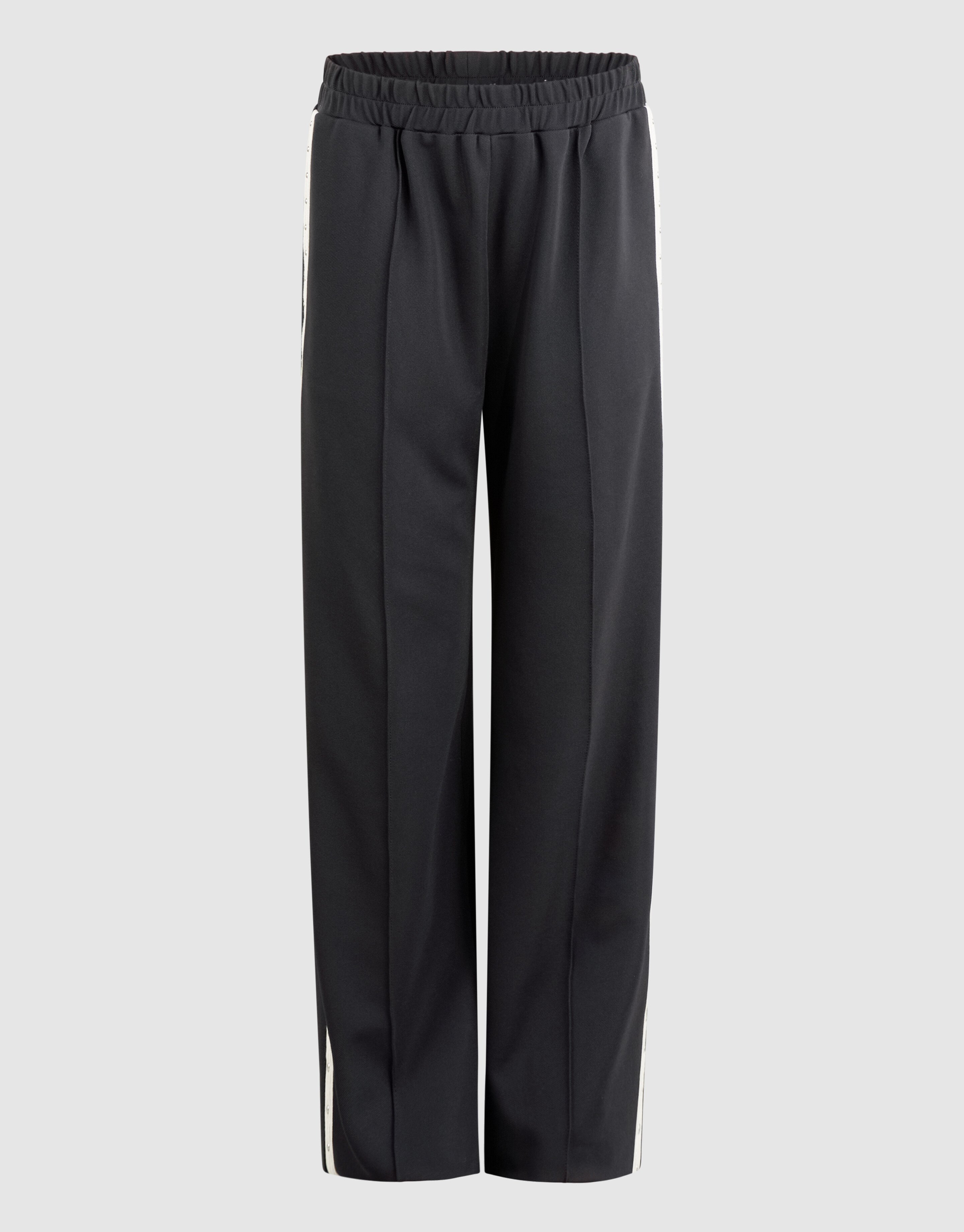 Studded Wide Leg Broek Donkergrijs SHOEBY GIRLS