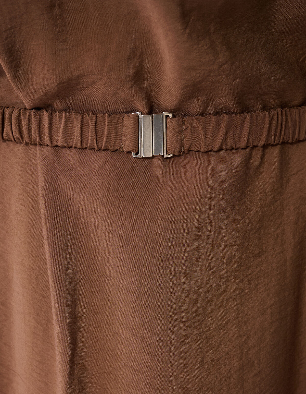 Sporty Tracksuit Maxi Jurk Bruin SHOEBY WOMEN