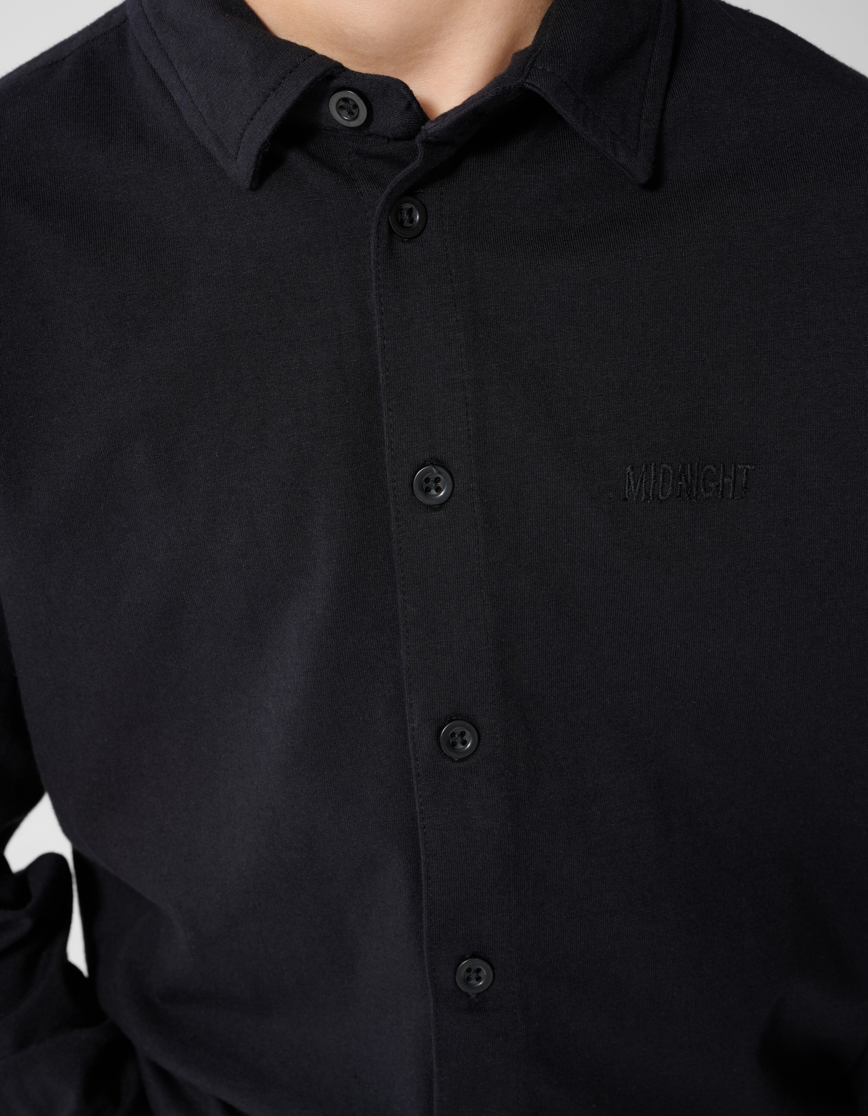 Jersey Overhemd Zwart SHOEBY BOYS