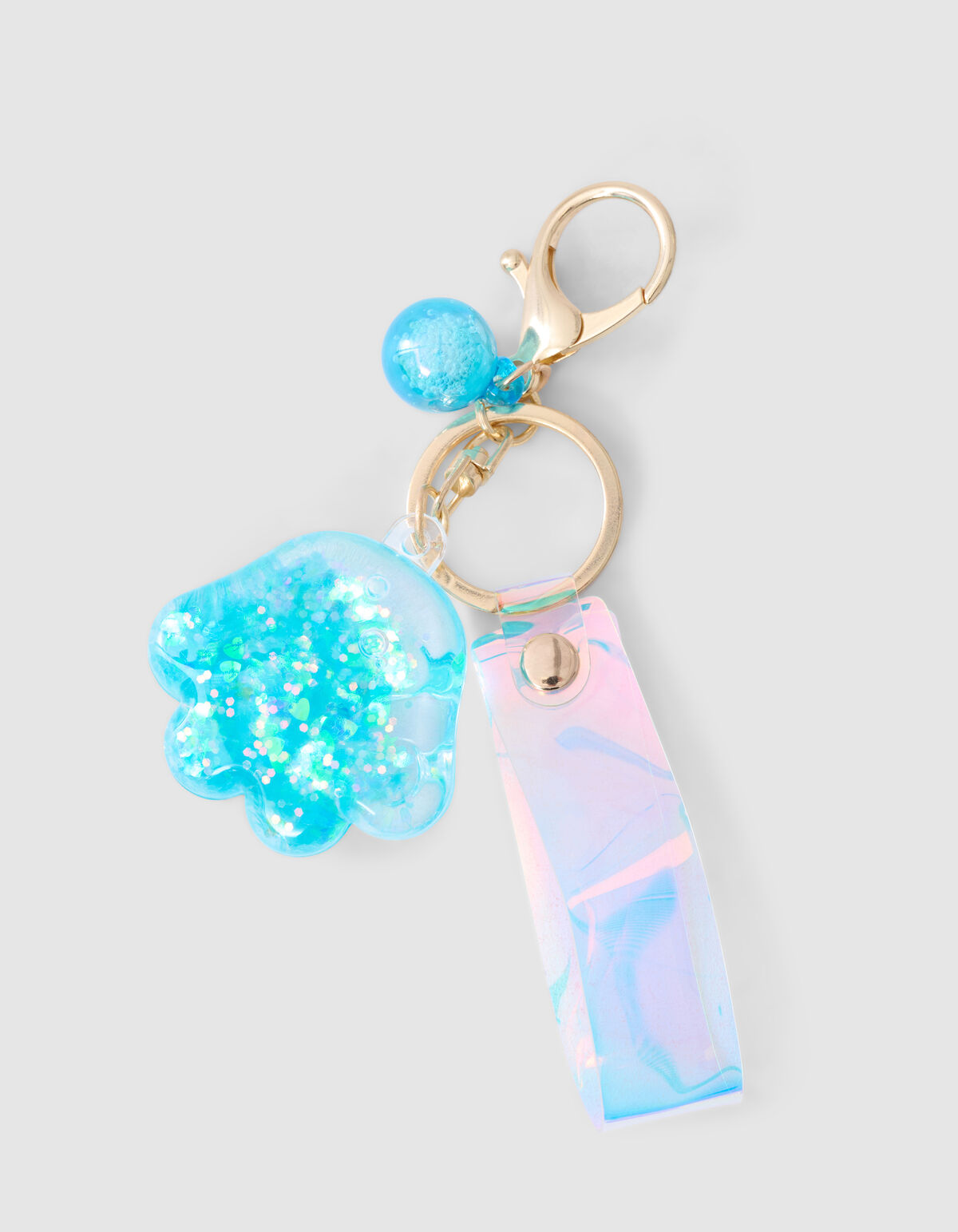 Poot Afdruk Sleutelhanger Blauw SHOEBY ACCESSOIRES
