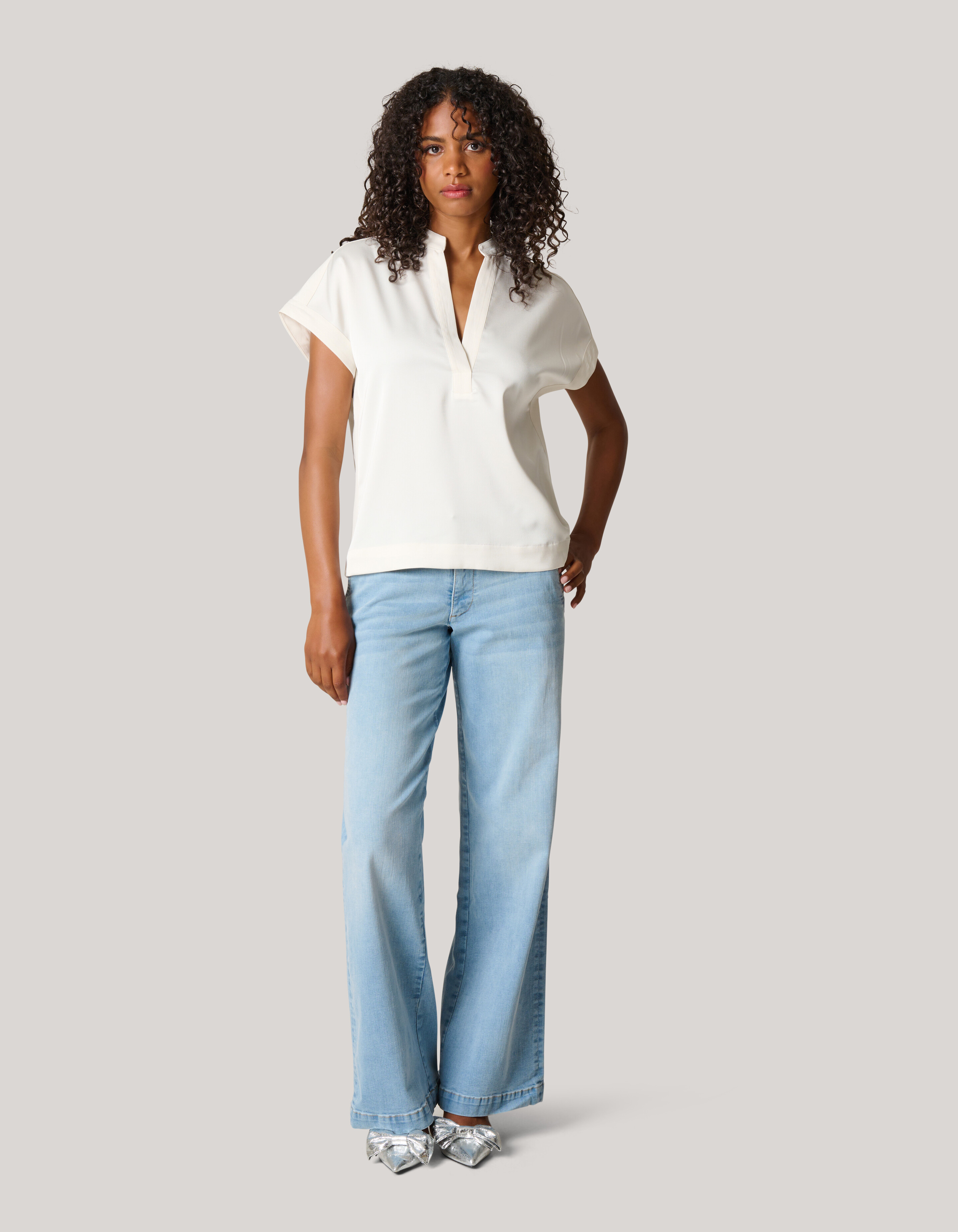 Inside Out Top Gebroken Wit SHOEBY WOMEN