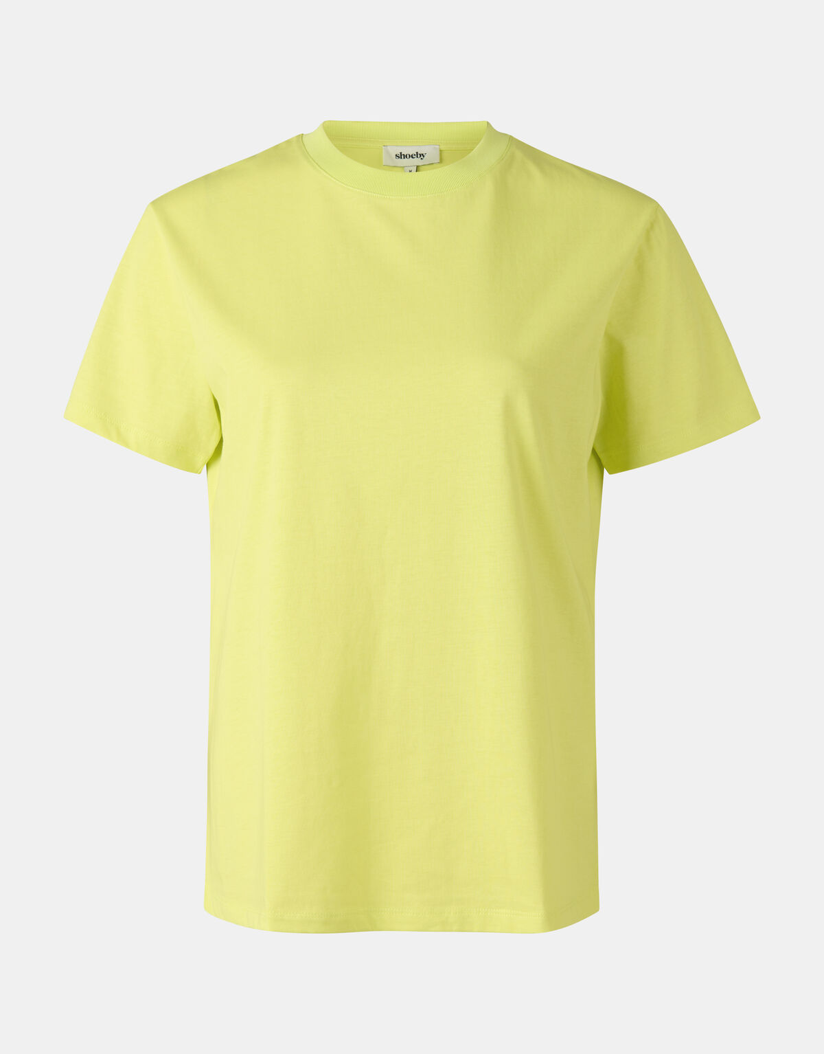 Basis T-shirt Lime Groen SHOEBY WOMEN