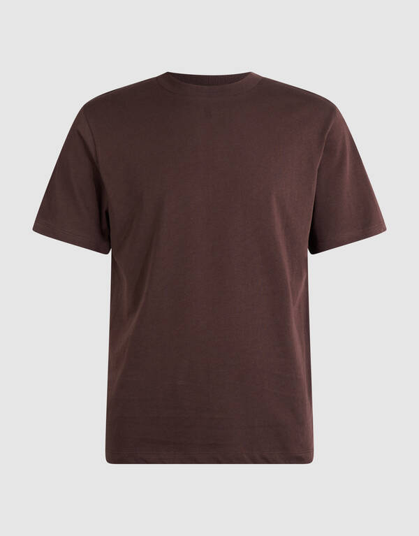 Scratched Artwork T-shirt Donkerbruin SHOEBY MEN