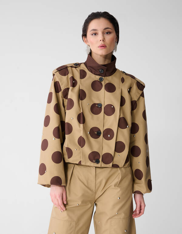 Studs Polkadot Jack Lichtbruin SHOEBY WOMEN