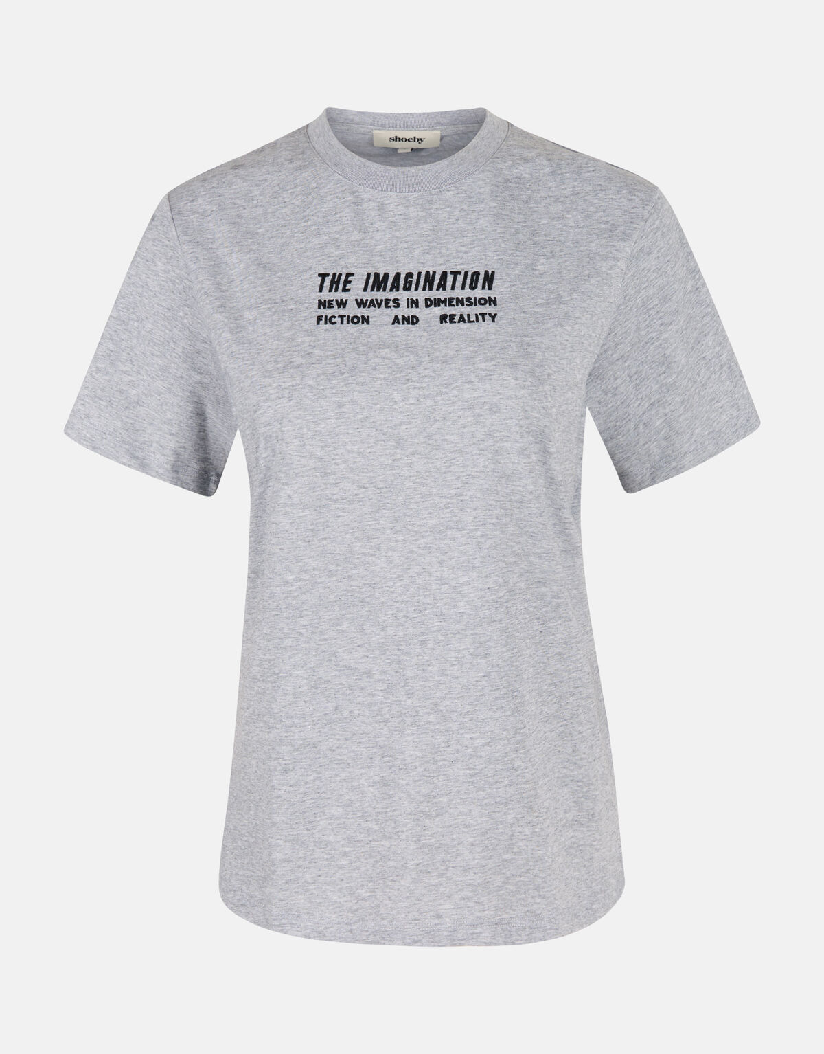 Mini Artwork T-shirt Lichtgrijs SHOEBY WOMEN