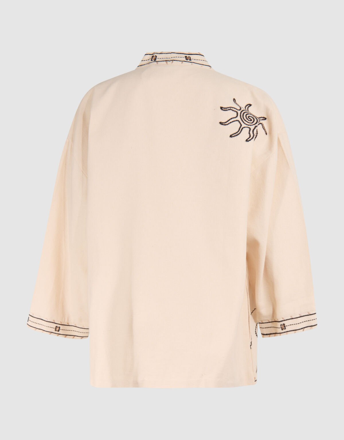 Artwork Kimono Jacket Gebroken Wit SHOEBY WOMEN