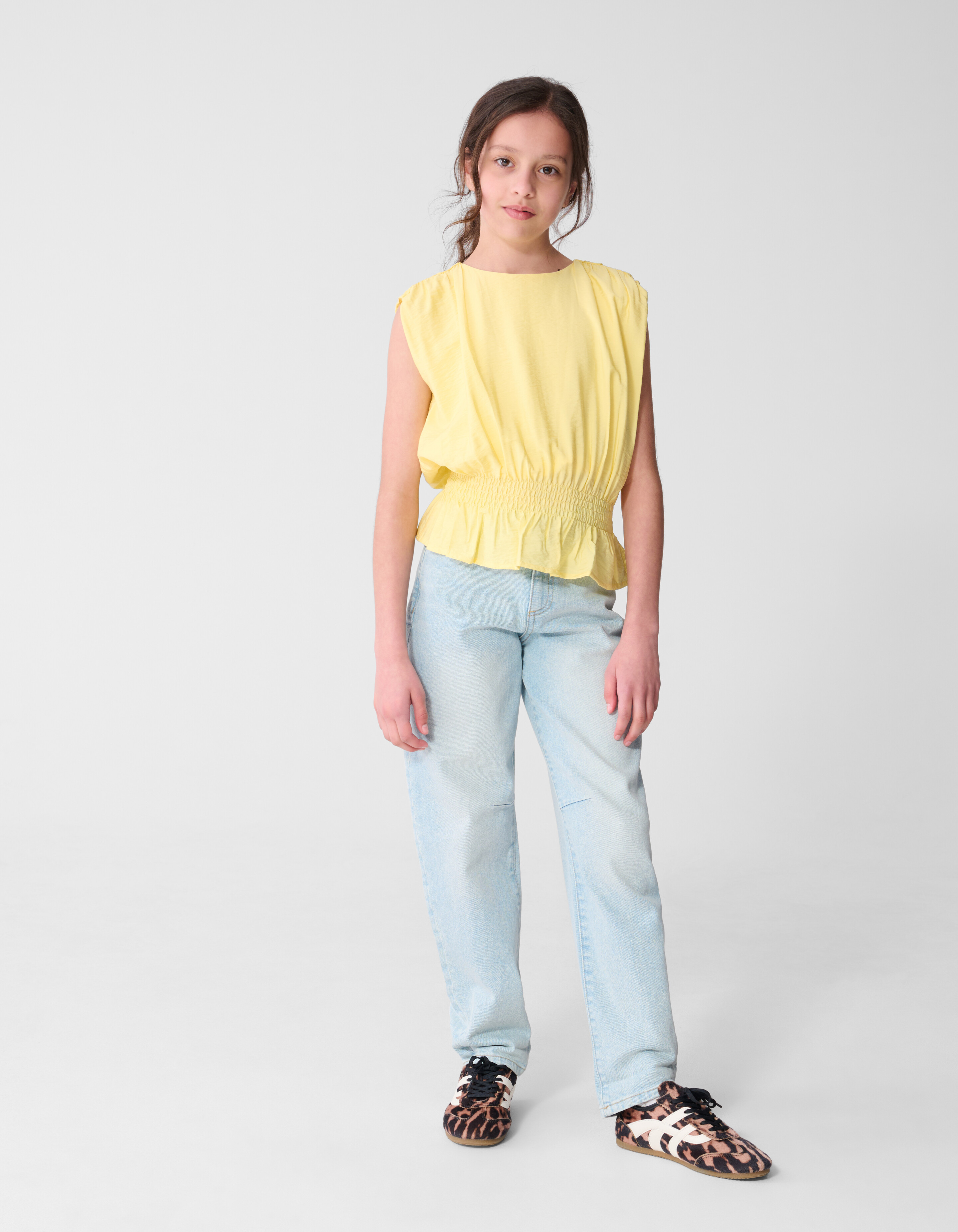 Smock Top Lichtgeel SHOEBY GIRLS