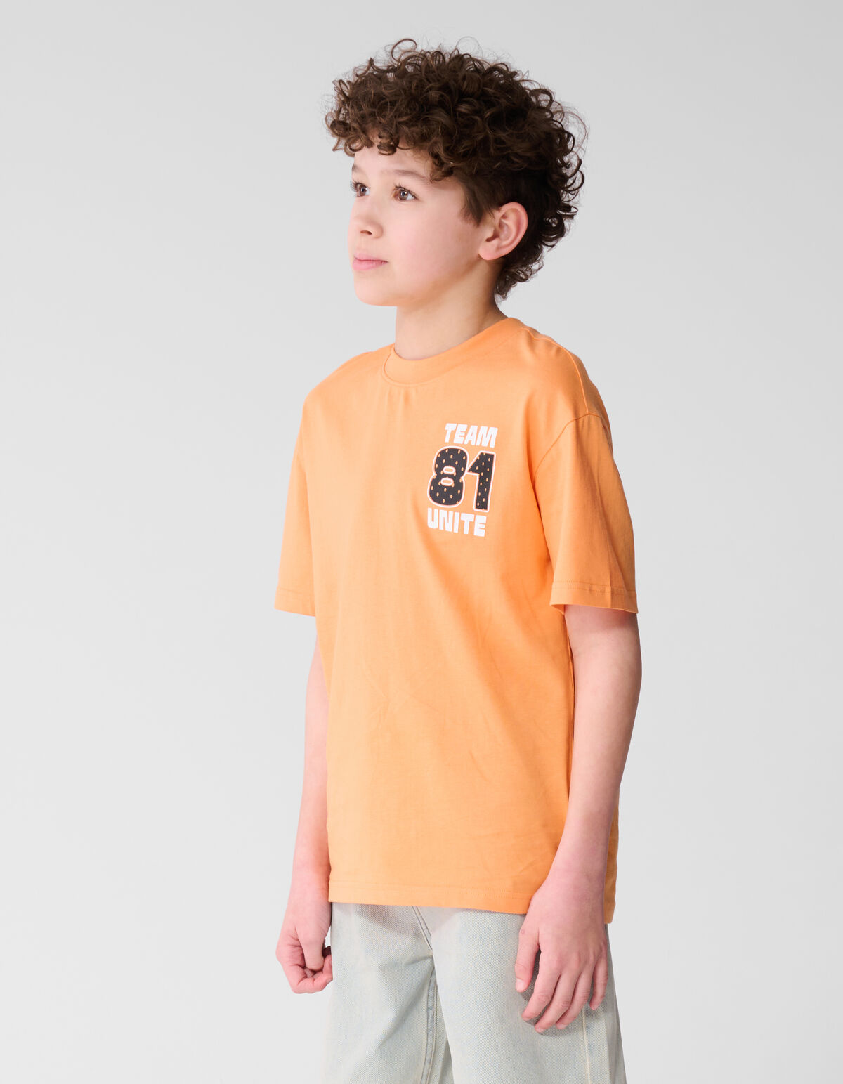 Team Unite Artwork T-shirt Oranje SHOEBY BOYS
