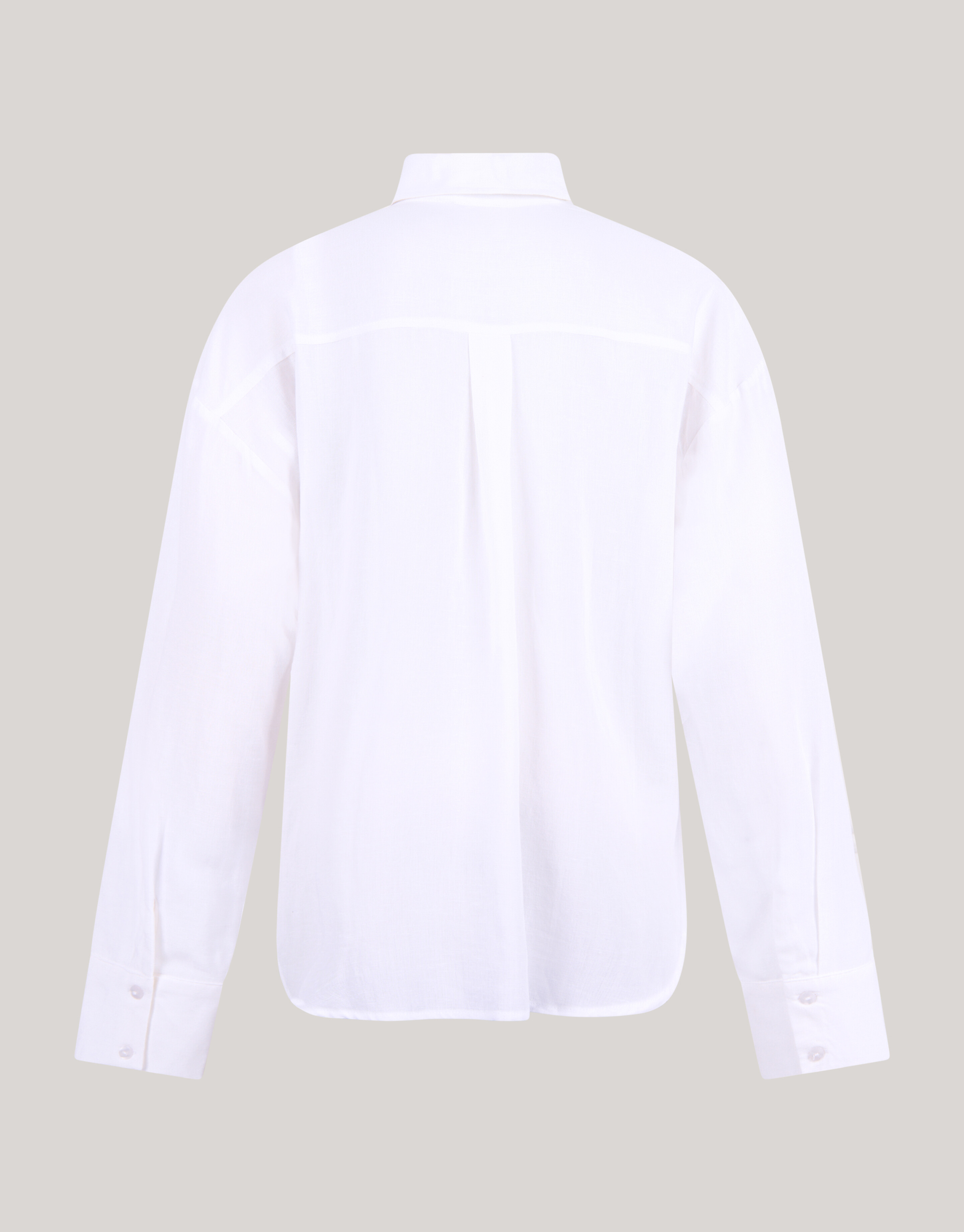 Linnen Crochet Blouse Wit SHOEBY WOMEN