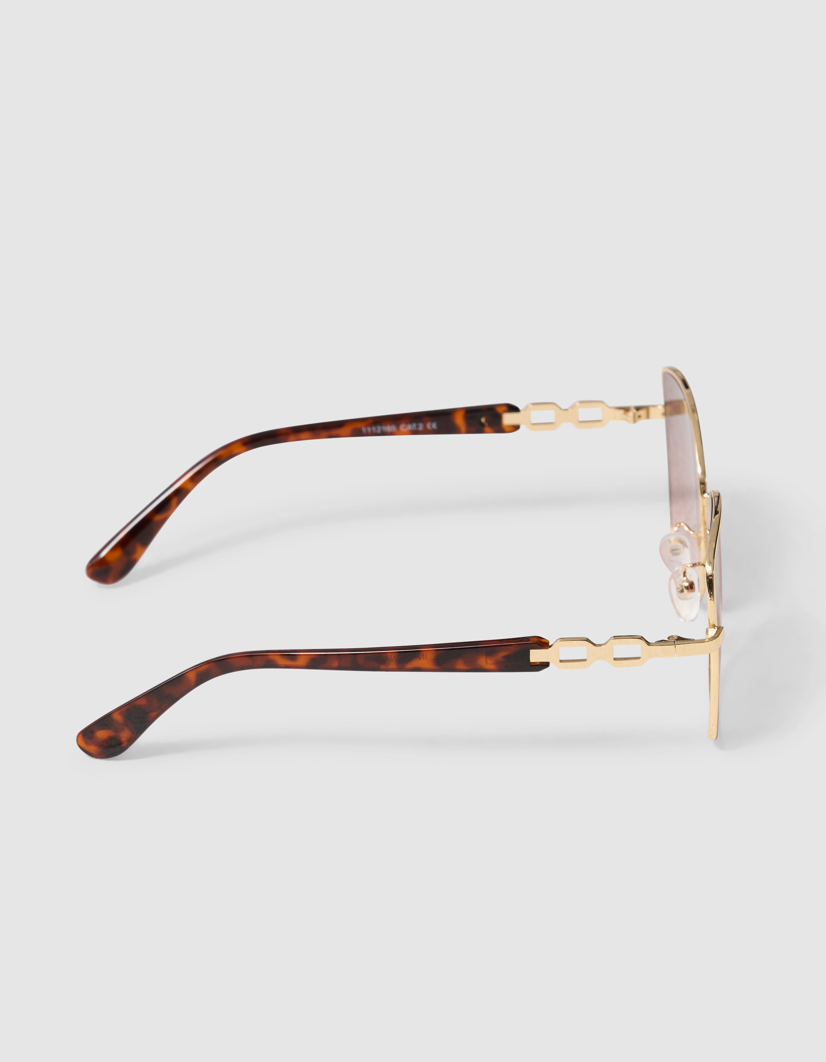 Small Chain Zonnebril Lichtbruin SHOEBY ACCESSOIRES