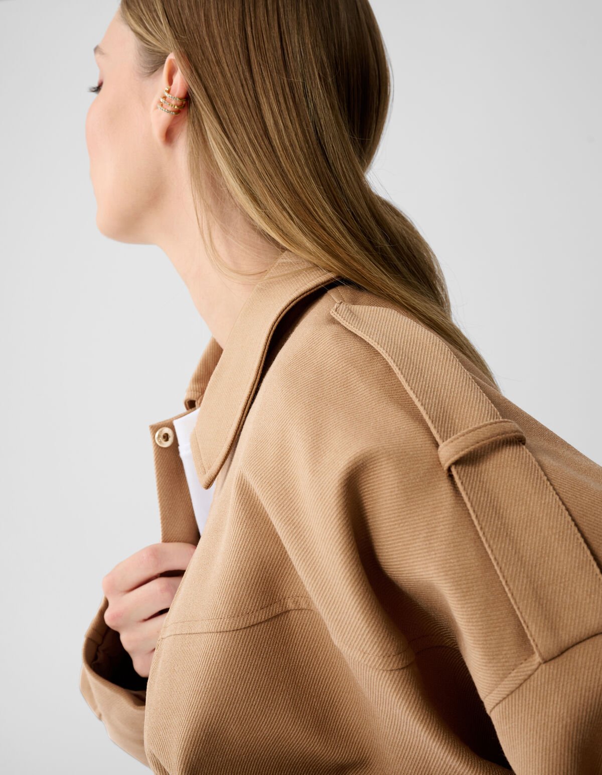 Oversized Bomber Jack Camel By Lonneke SHOEBY WOMEN