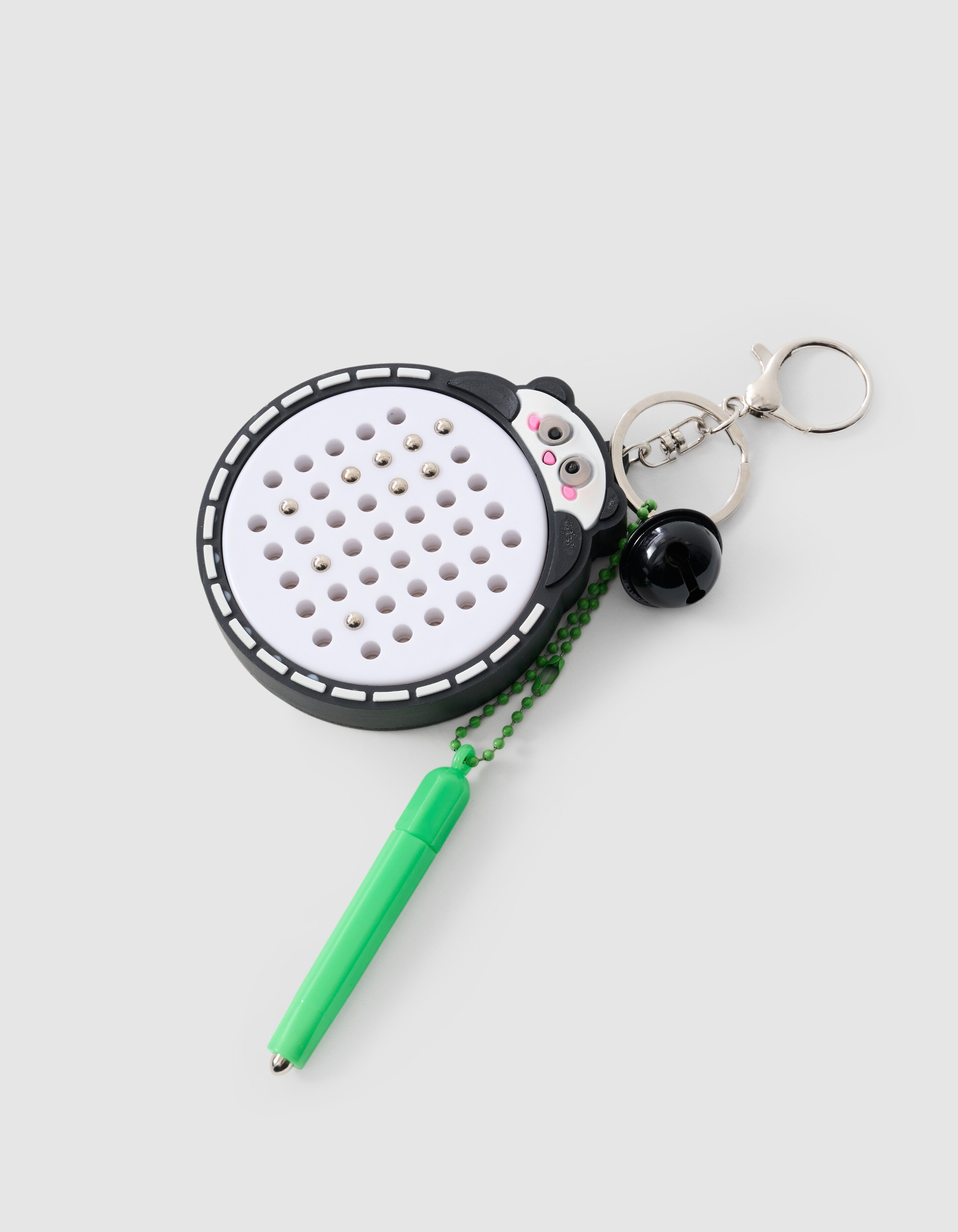 Panda Bal Sleutelhanger Zwart SHOEBY ACCESSOIRES
