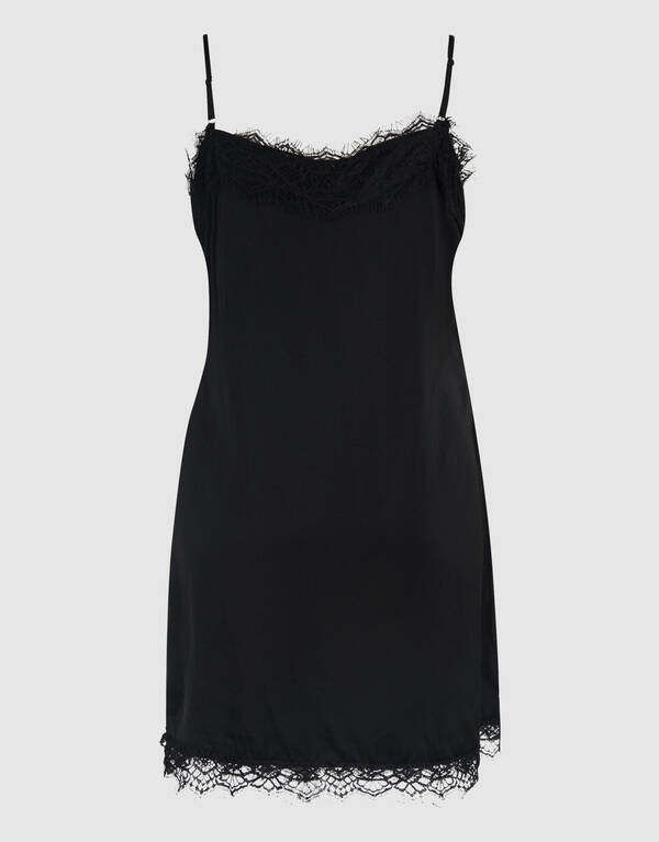 Kanten Mini Jurk Zwart SHOEBY WOMEN