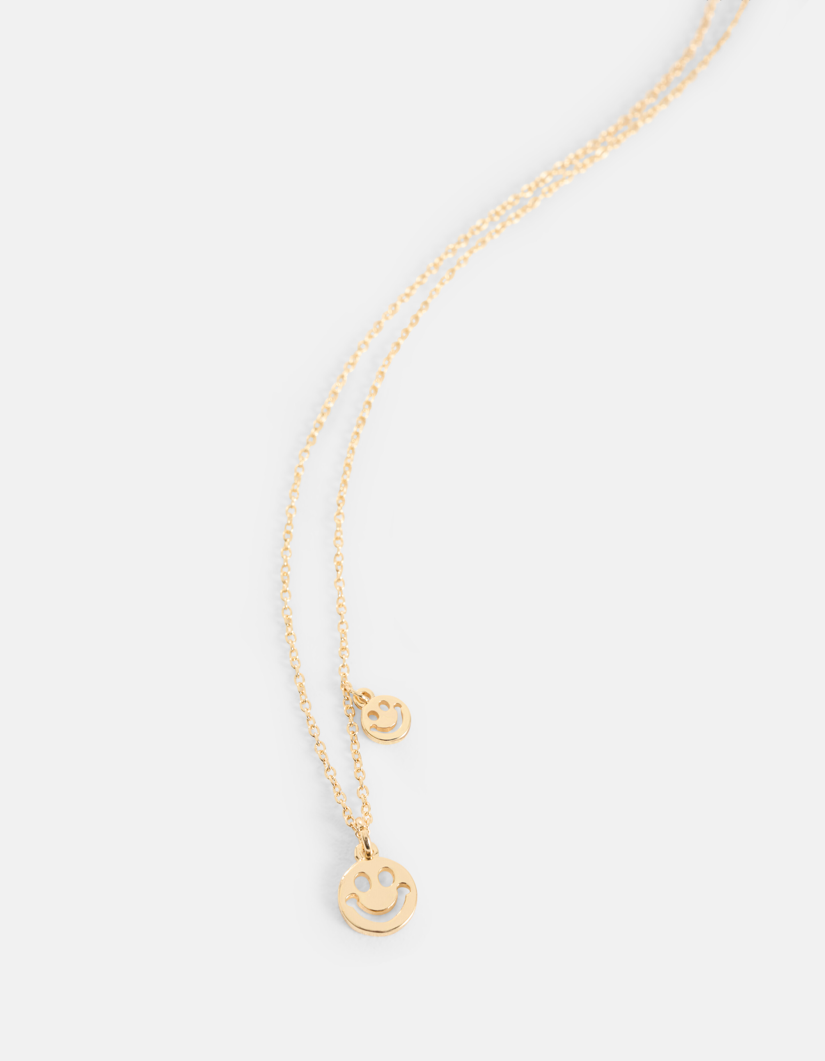 Smiley Ketting Goud SHOEBY ACCESSOIRES
