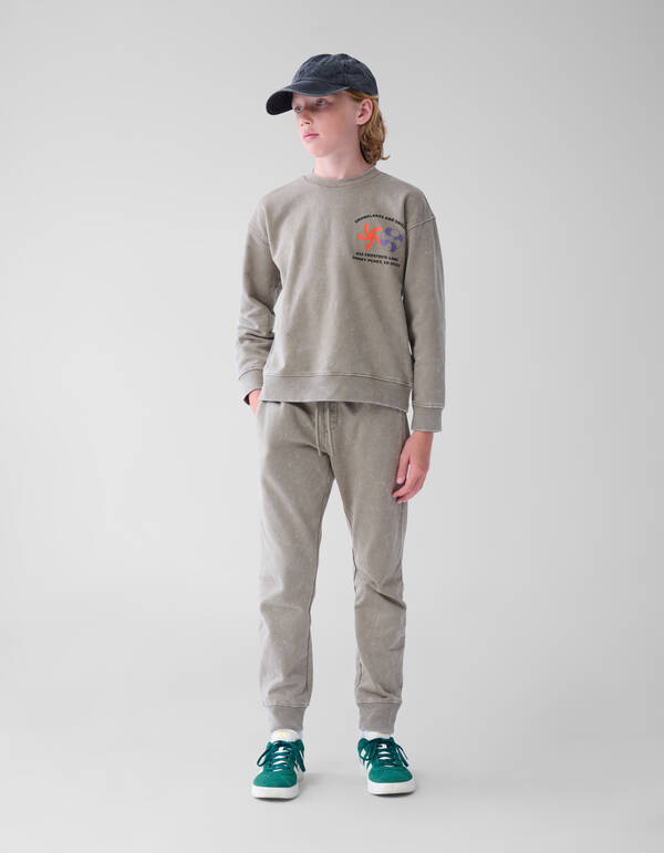 Washed Broek Taupe SHOEBY BOYS