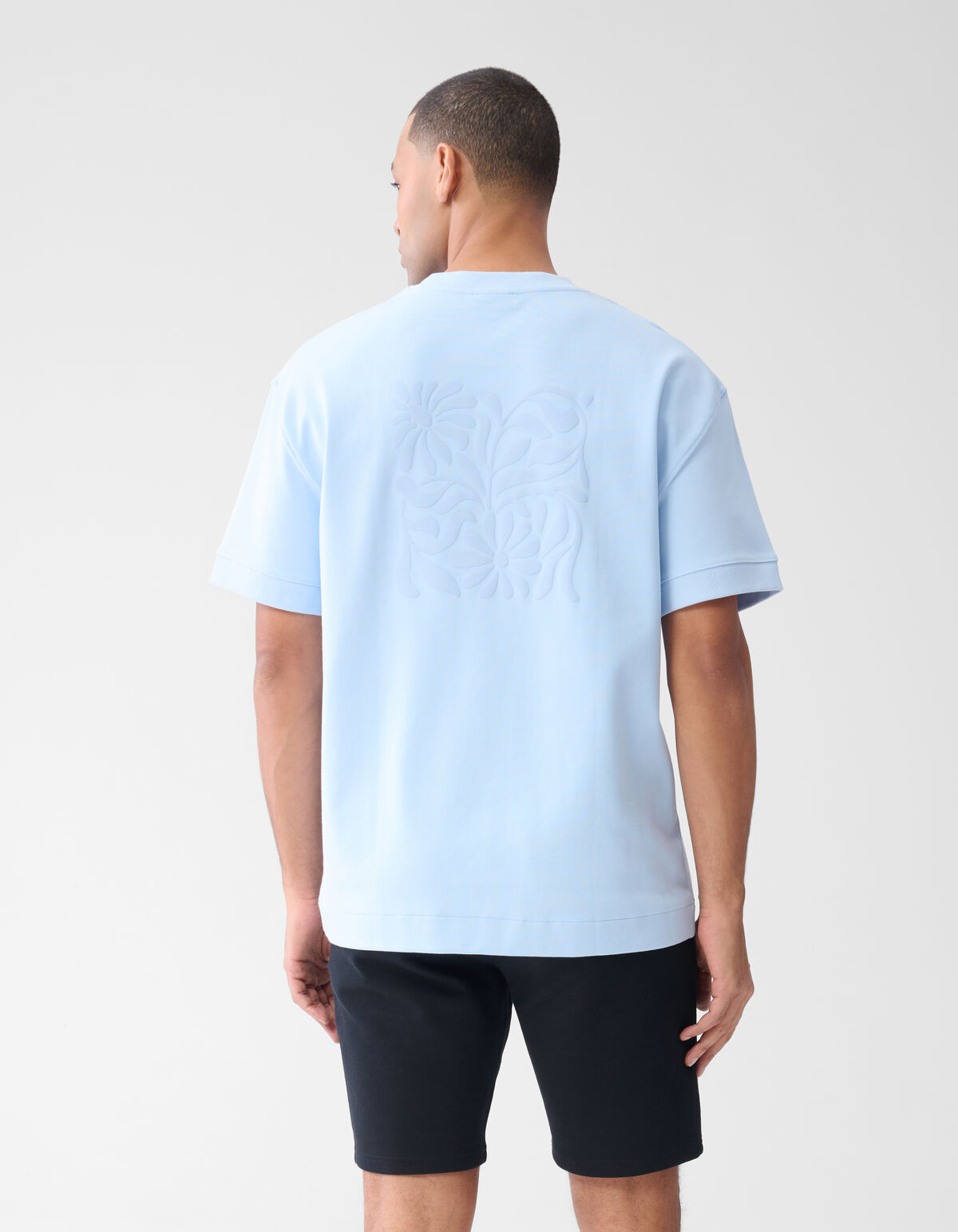 Artwork T-shirt Lichtblauw SHOEBY MEN