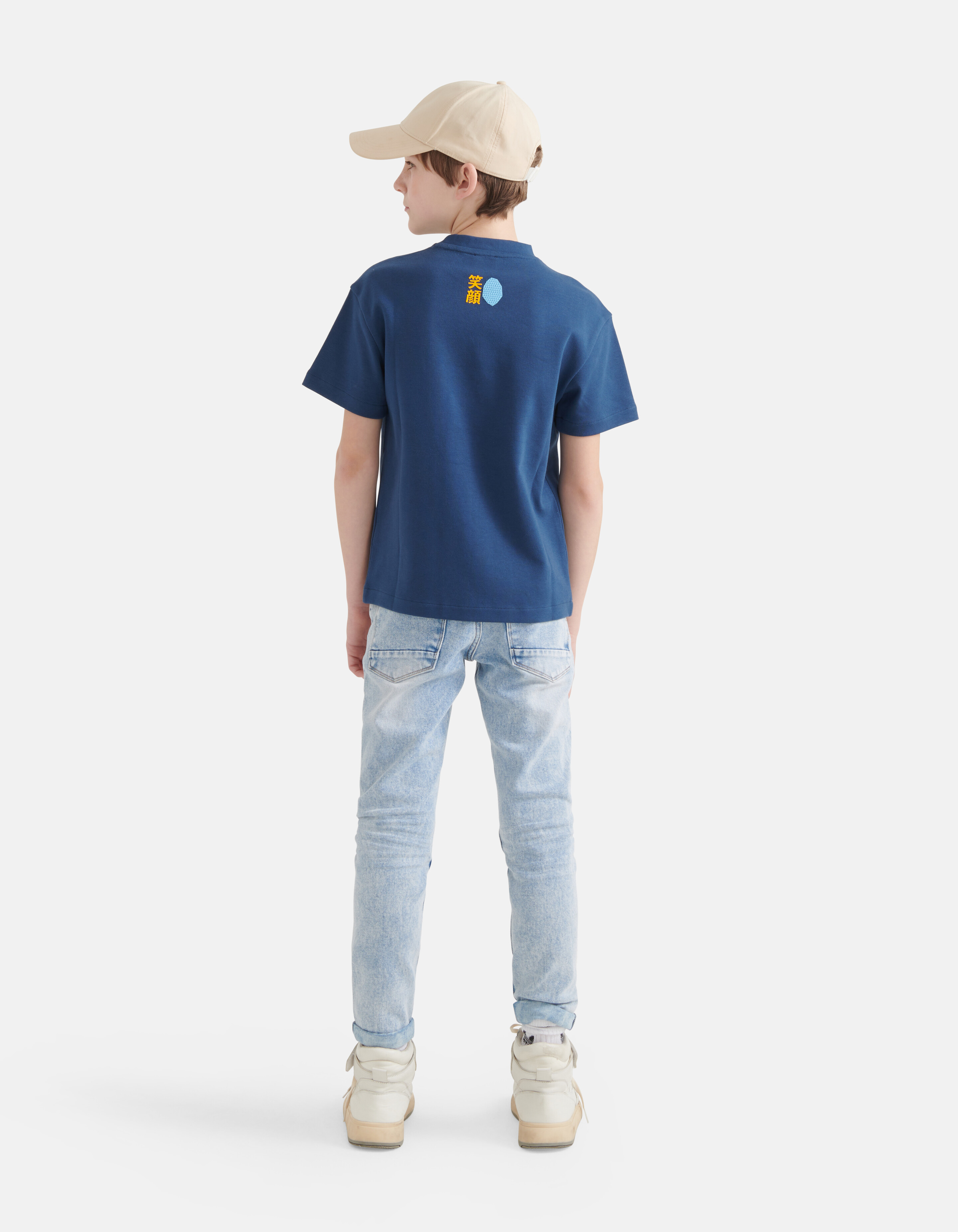 Artwork T-shirt Donkerblauw SHOEBY BOYS
