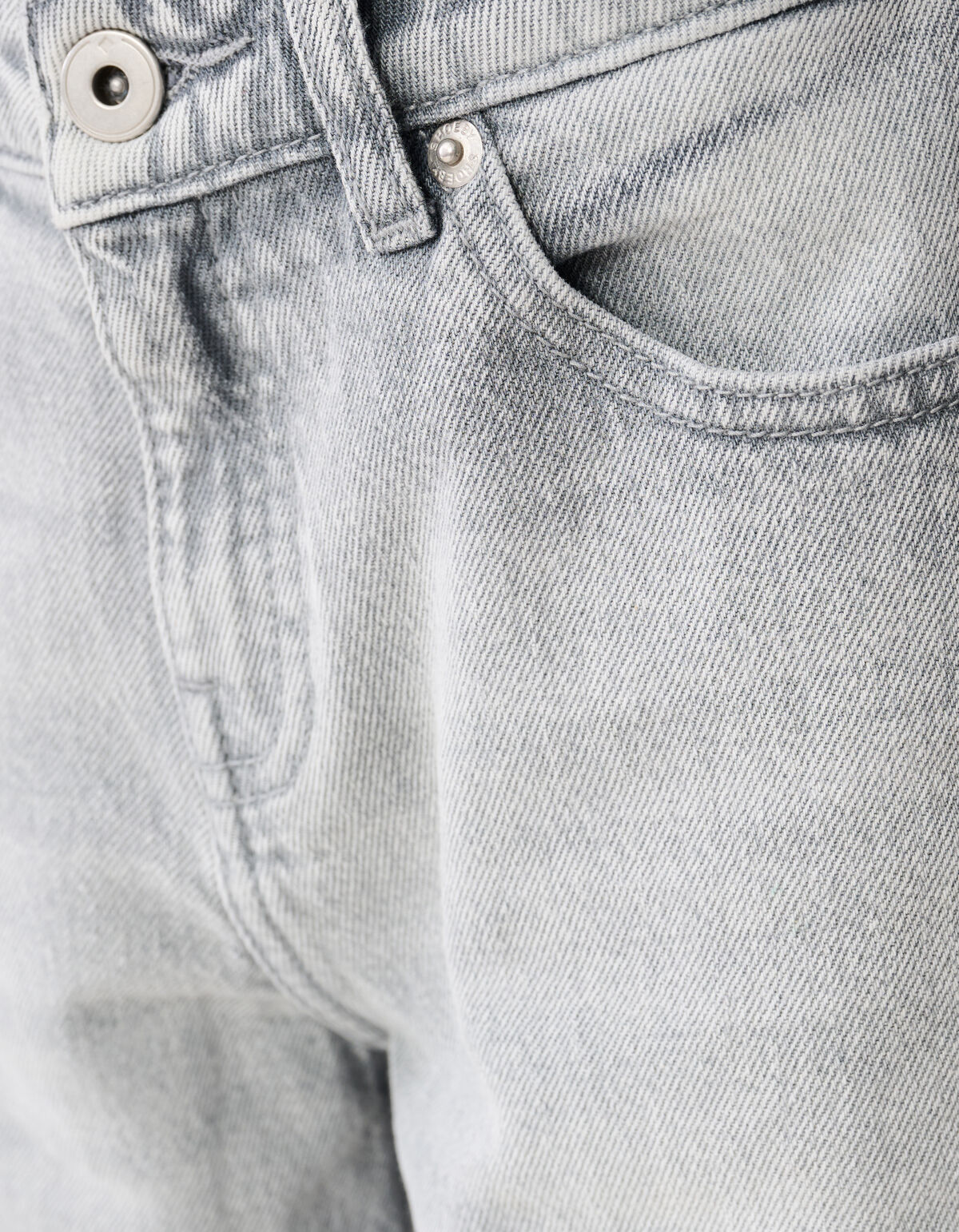 Baggy Fit Jeans Lichtgrijs SHOEBY BOYS