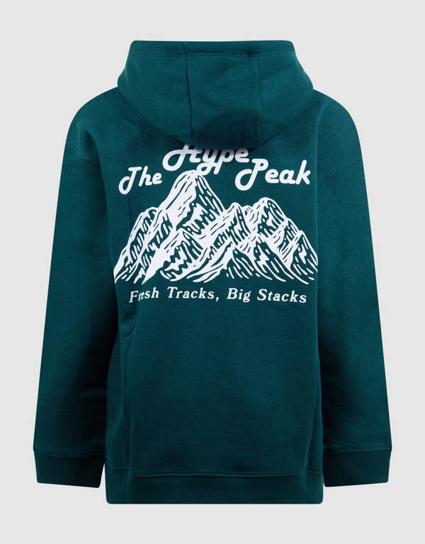 Hype Artwork Hoodie Donkergroen SHOEBY BOYS