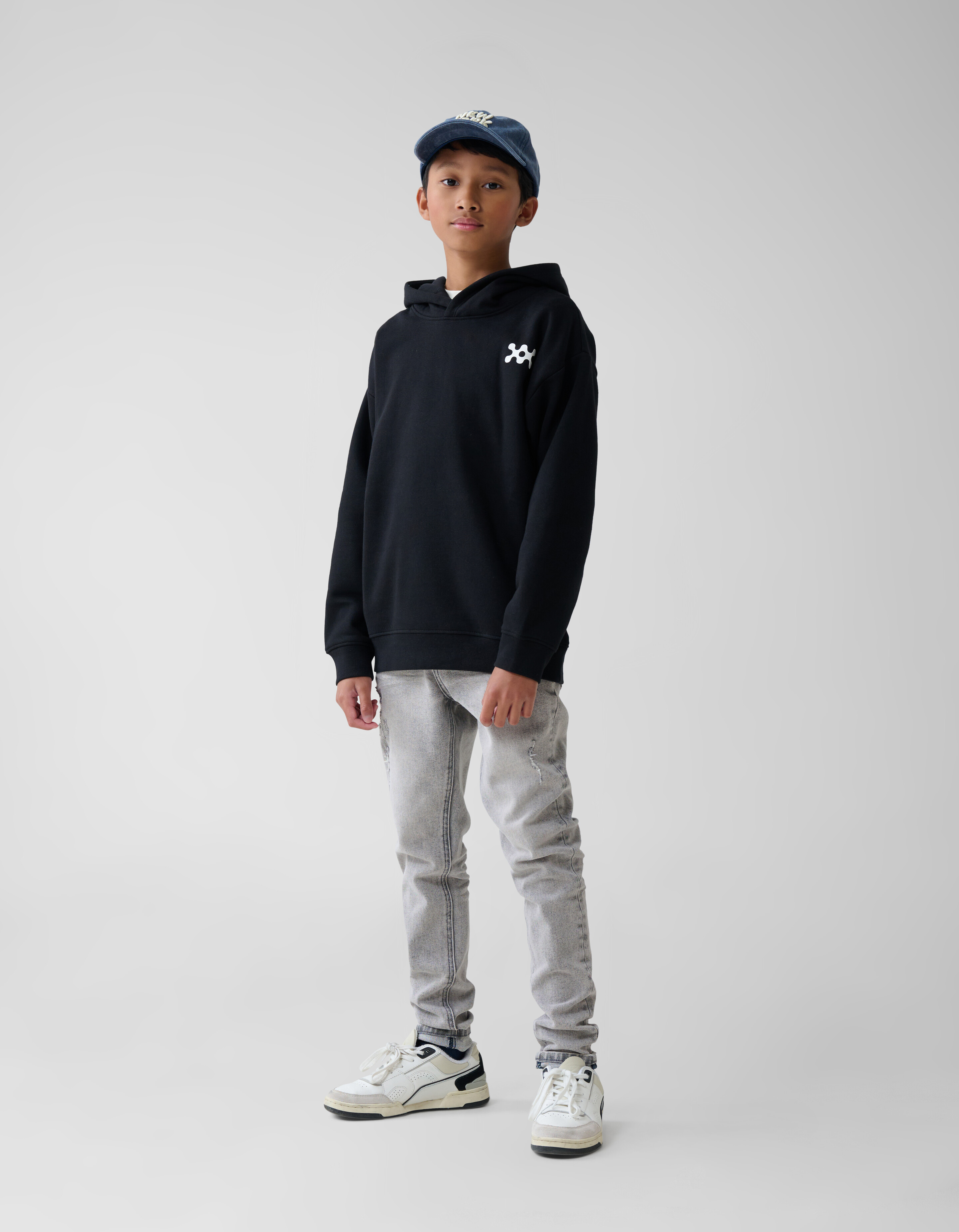 Basis Artwork Hoodie Zwart SHOEBY BOYS