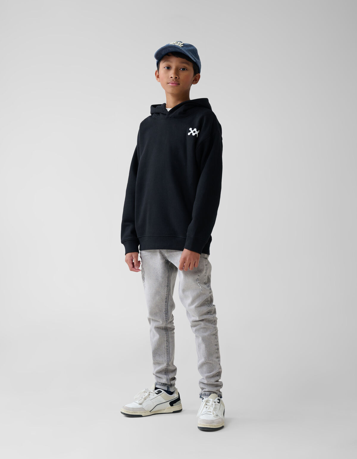 Basis Artwork Hoodie Zwart SHOEBY BOYS