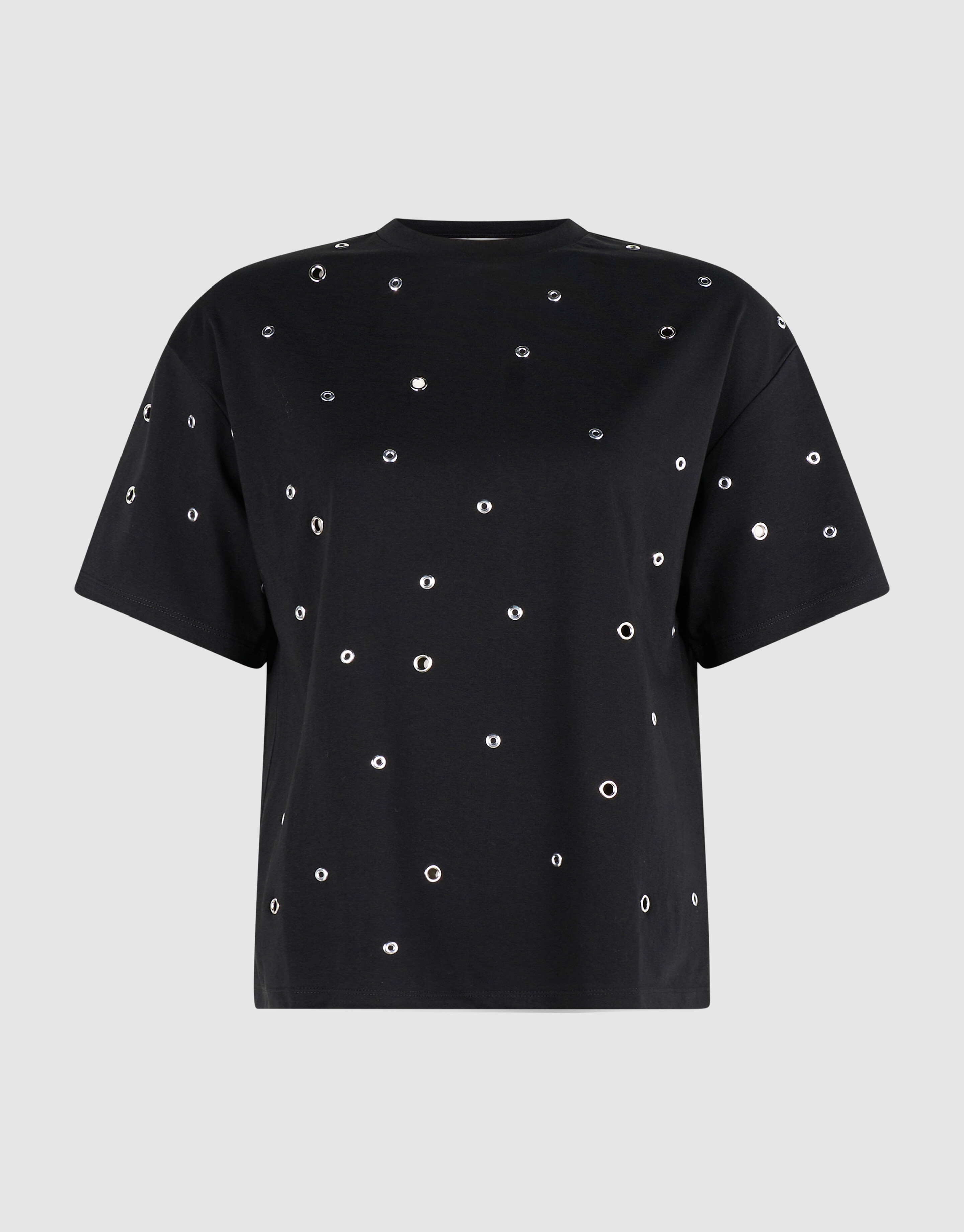 Eyelet T-shirt Zwart SHOEBY WOMEN