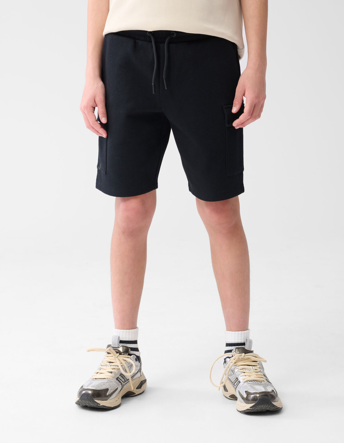Cargo Jog Short Zwart SHOEBY BOYS