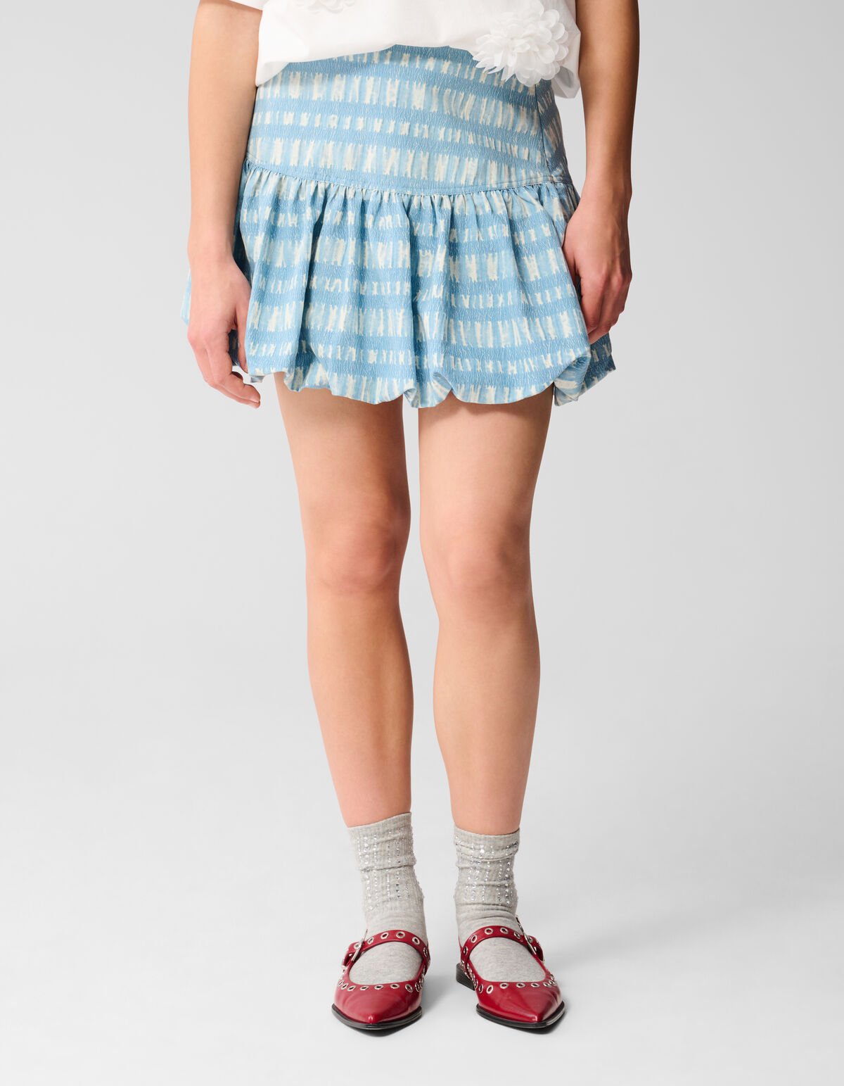 Denim Mini Rok Blauw By Lizzy SHOEBY WOMEN