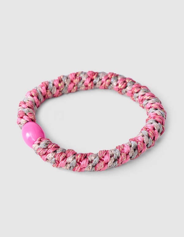 Lurex Haarelastiek Roze SHOEBY ACCESSOIRES