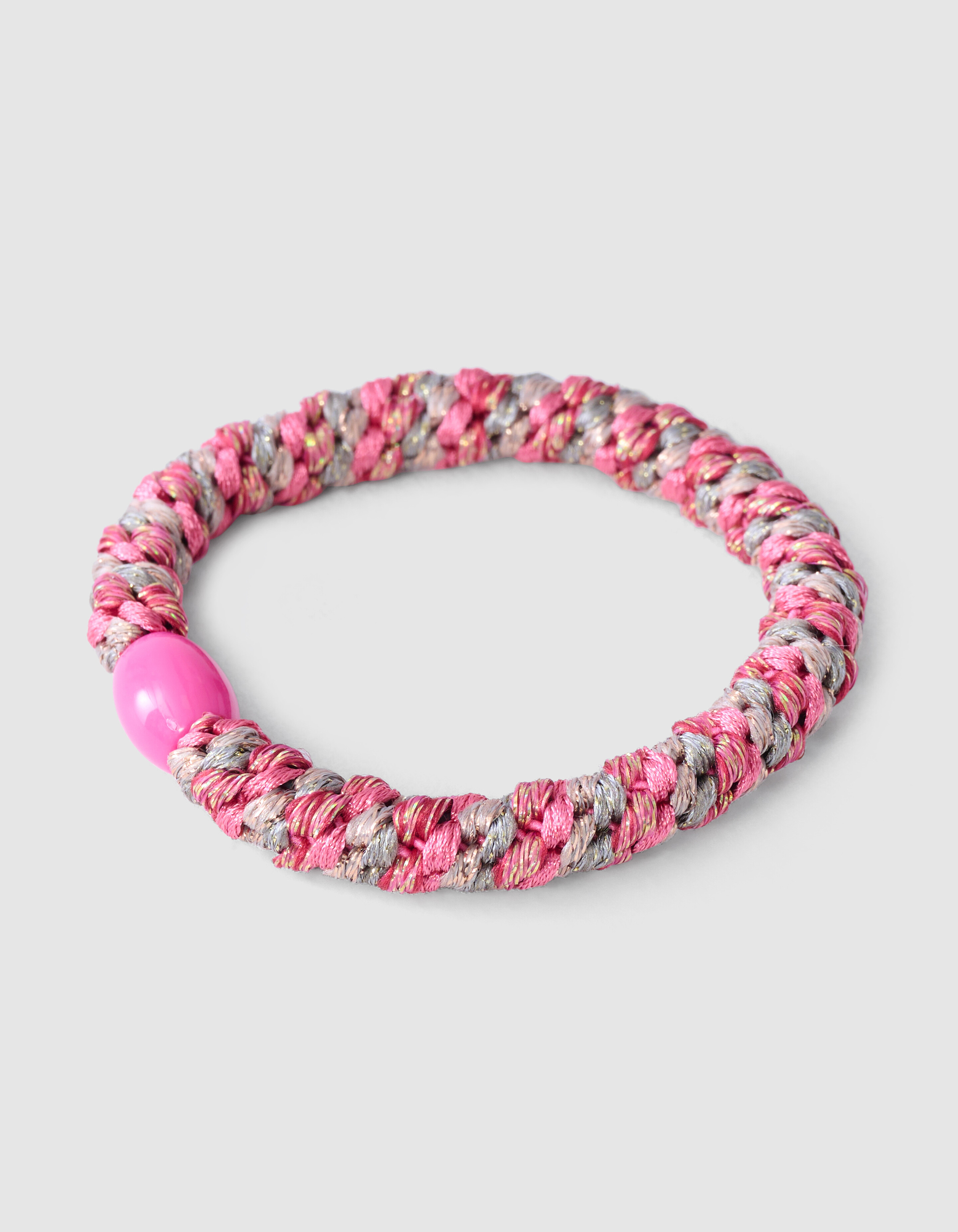 Lurex Haarelastiek Roze SHOEBY ACCESSOIRES
