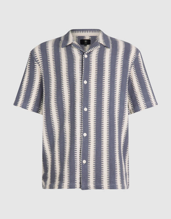 Geweven Overshirt Blauw SHOEBY MEN