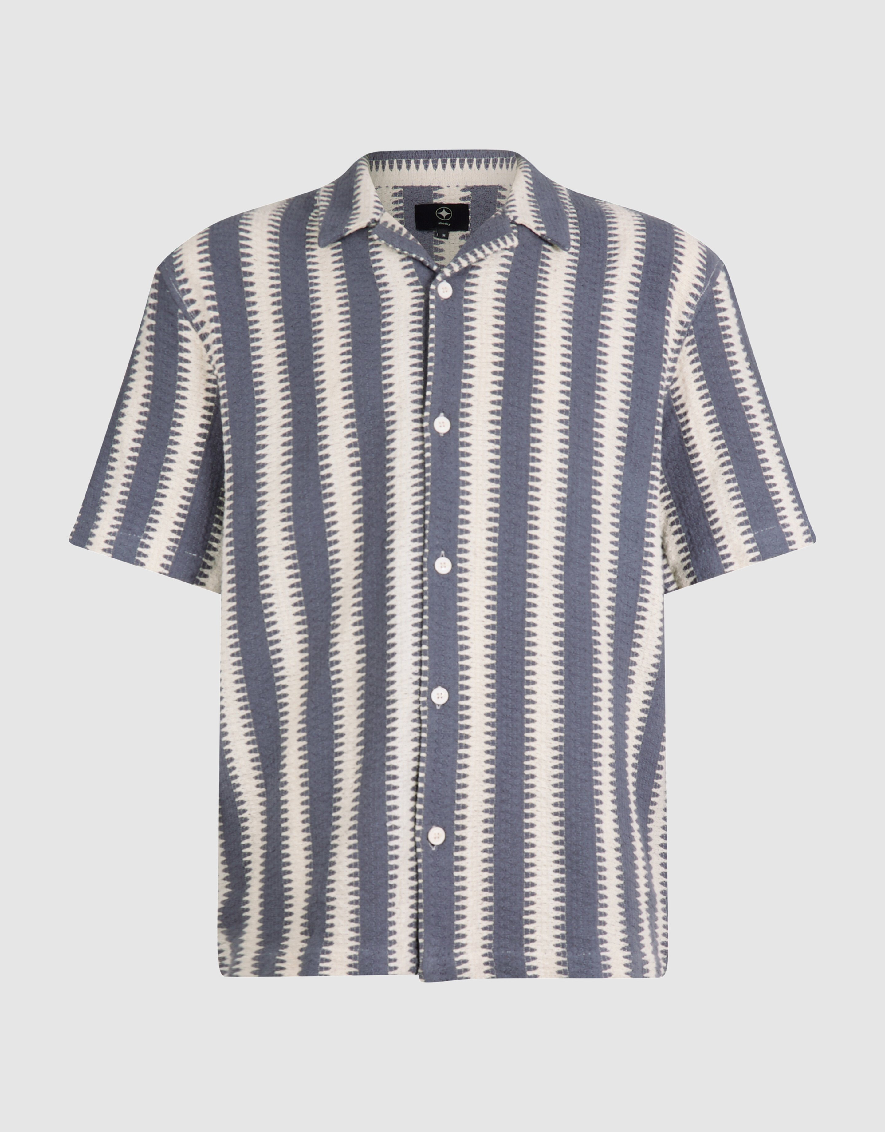 Geweven Overshirt Blauw SHOEBY MEN