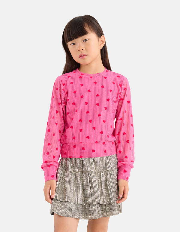 Mesh Top Roze SHOEBY GIRLS