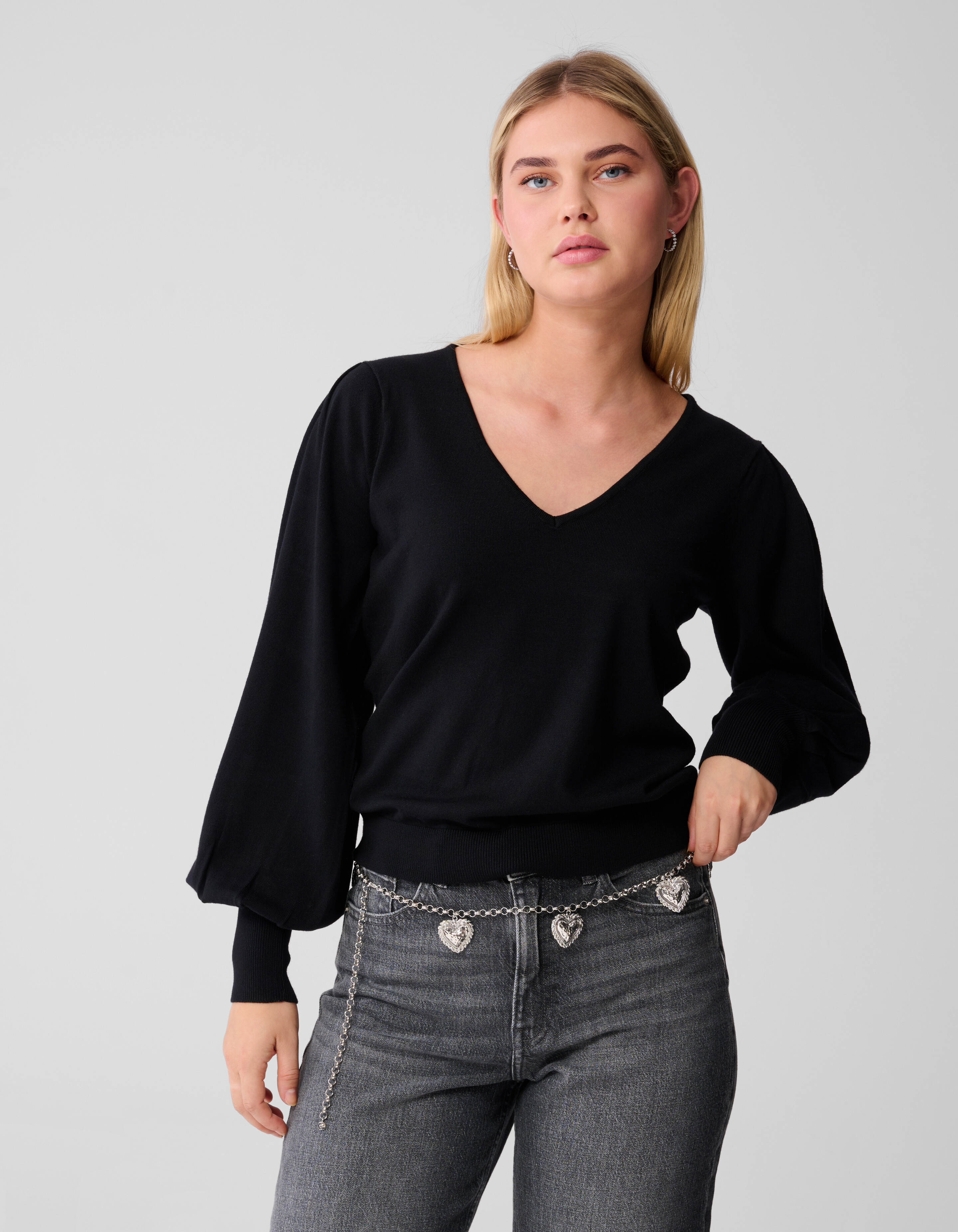 Vintage Heart Chain Riem Zilver SHOEBY ACCESSOIRES