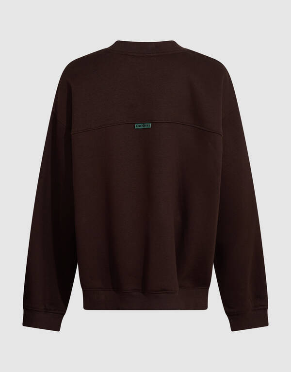 Label Sweater Donkerbruin SHOEBY BOYS
