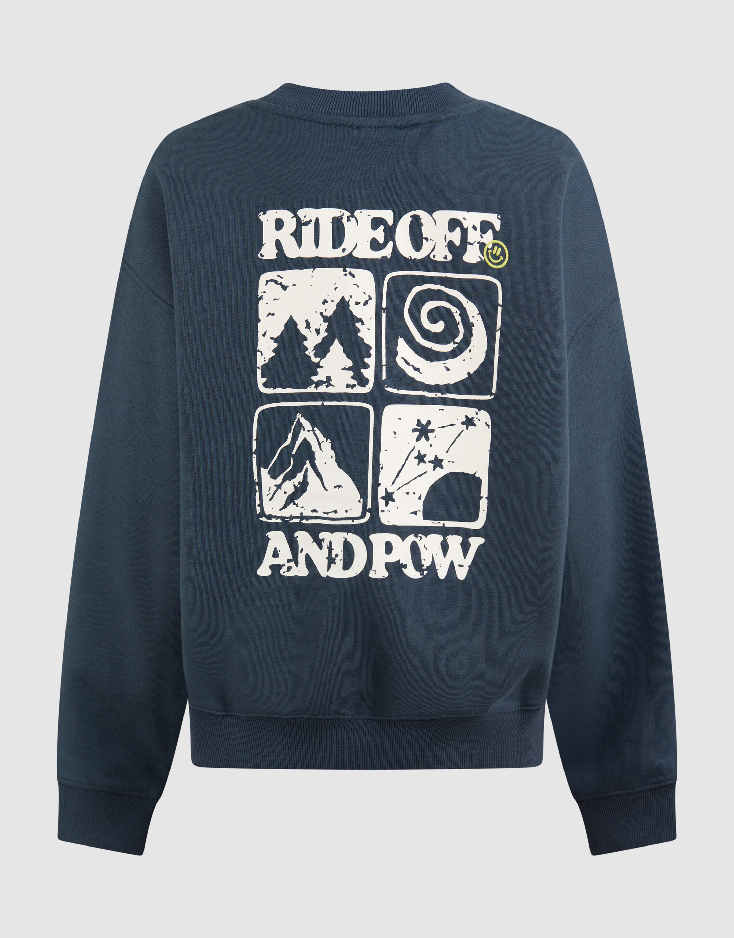 Pow Artwork Sweater Donkergroen SHOEBY BOYS