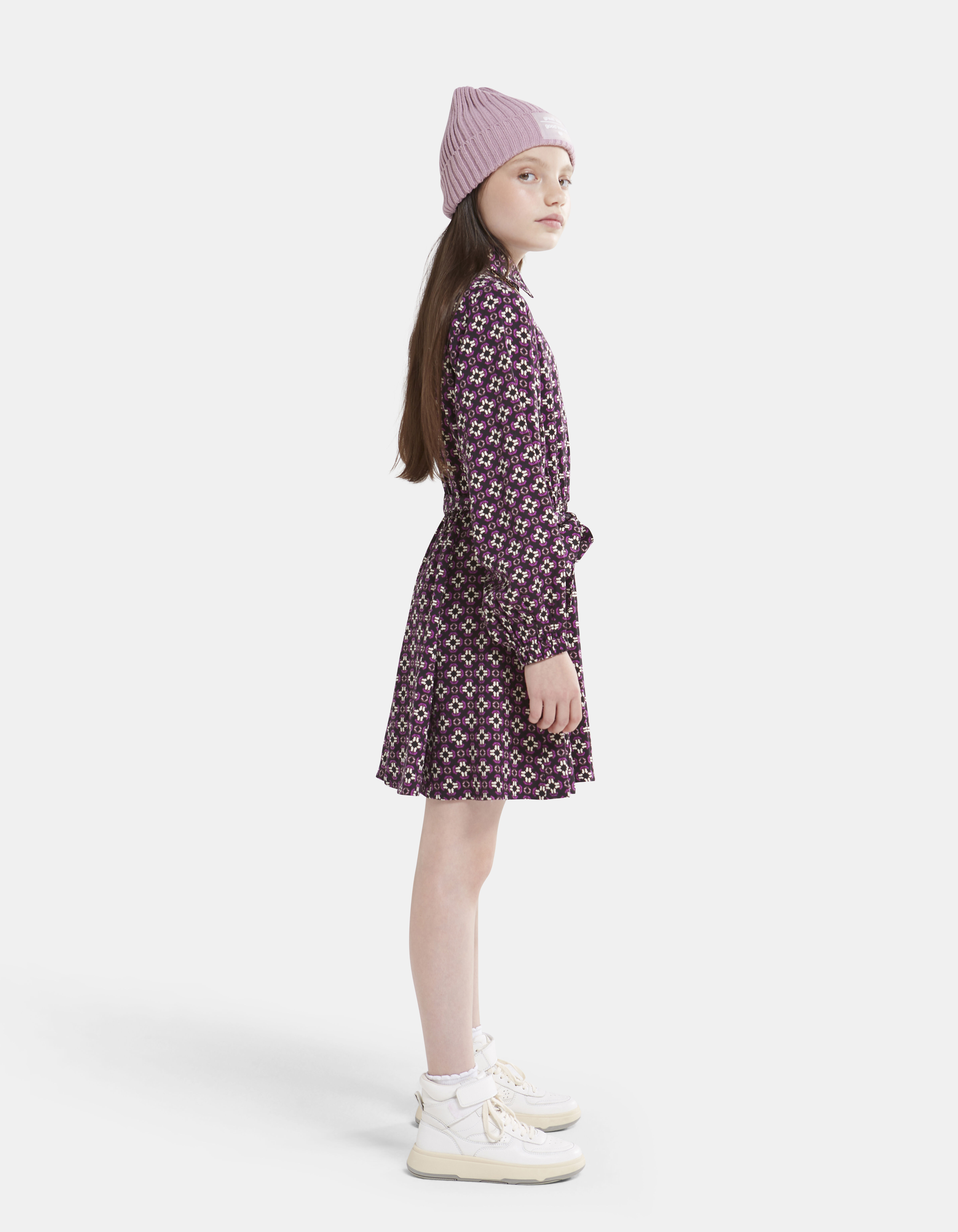 Grafische Jurk Zwart Shoeby