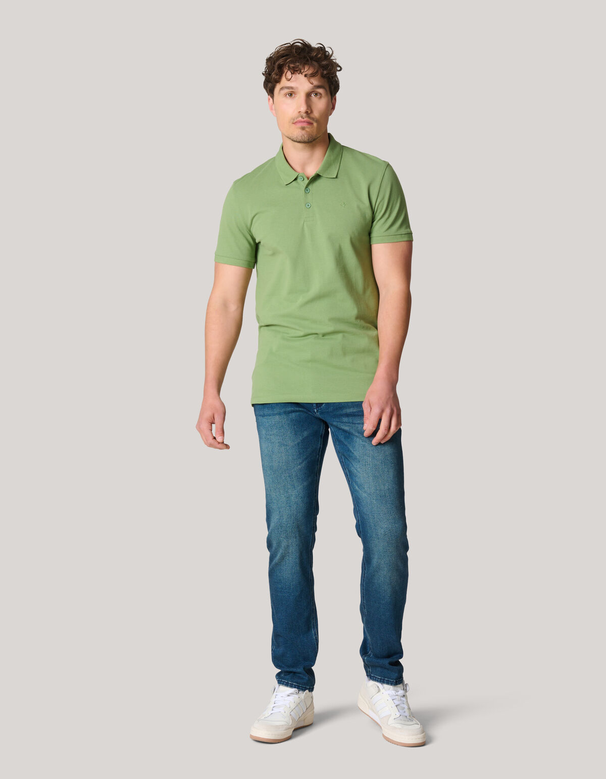 Basis Polo Groen SHOEBY MEN